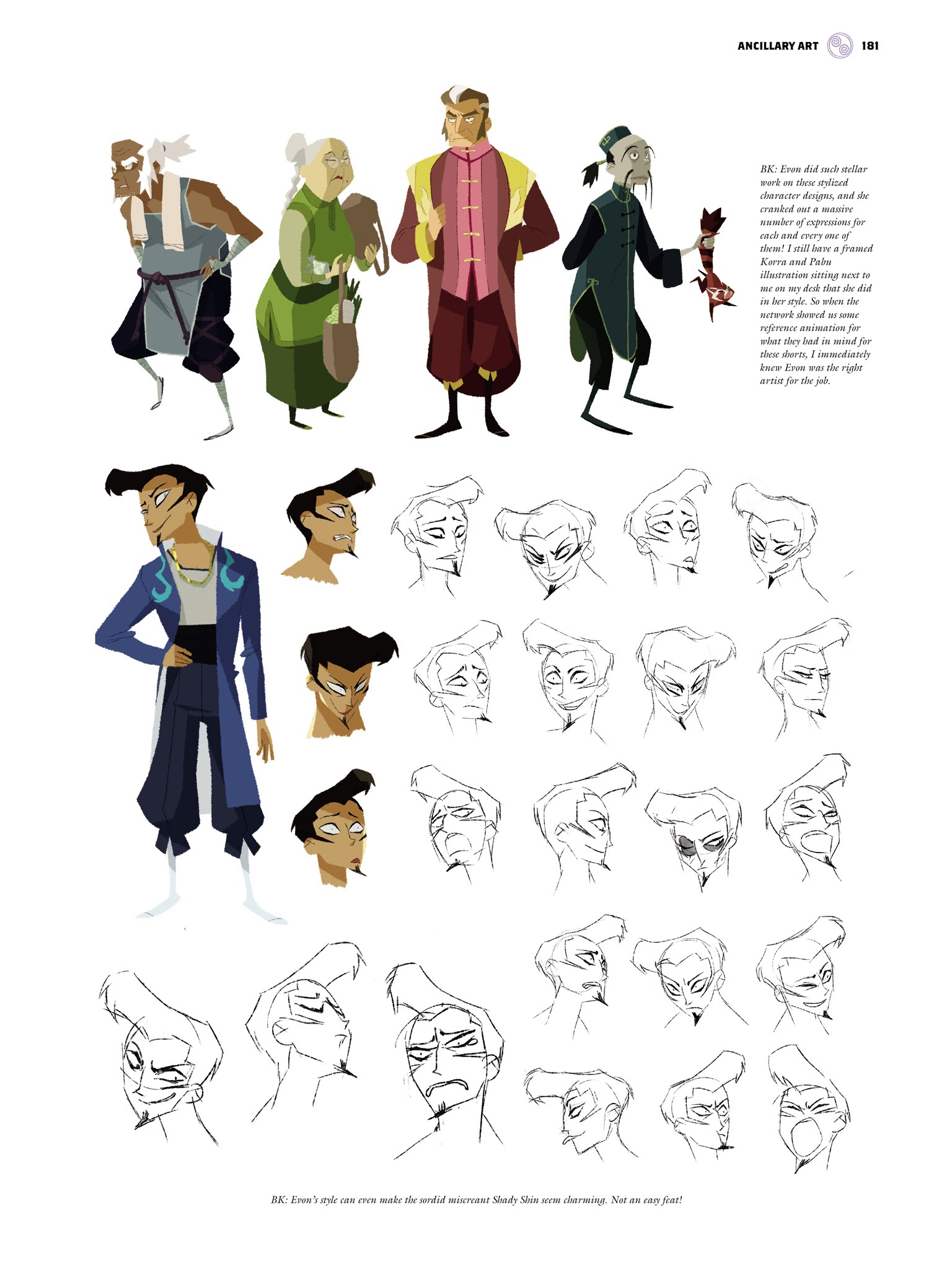 Read online The Legend of Korra: The Art of the Animated Series comic -  Issue # TPB 2 - 166