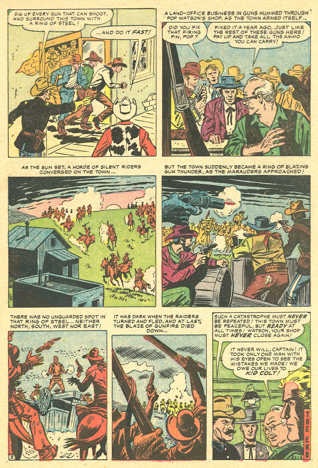 Read online Kid Colt Outlaw comic -  Issue #64 - 7