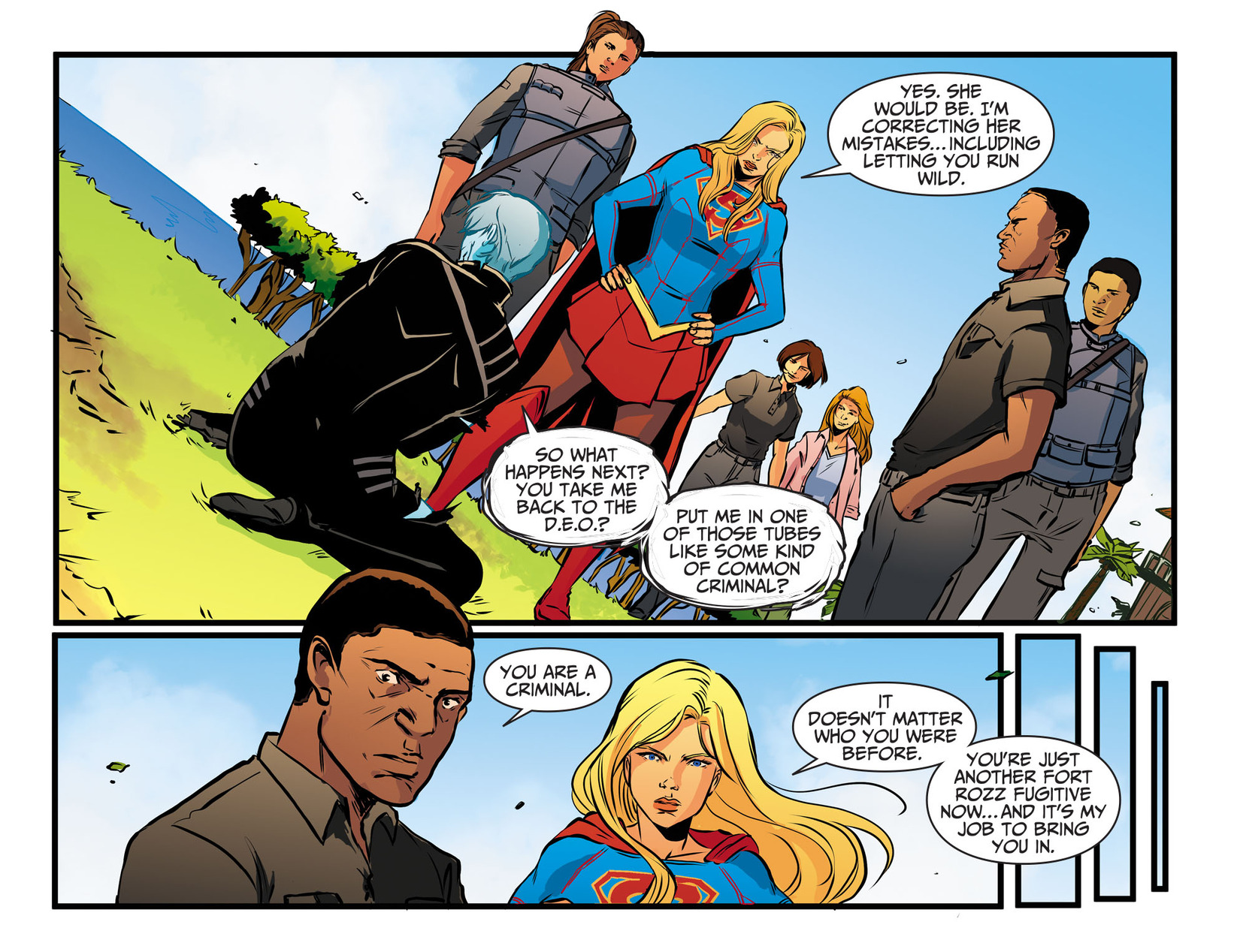 Read online Adventures of Supergirl comic -  Issue #13 - 17