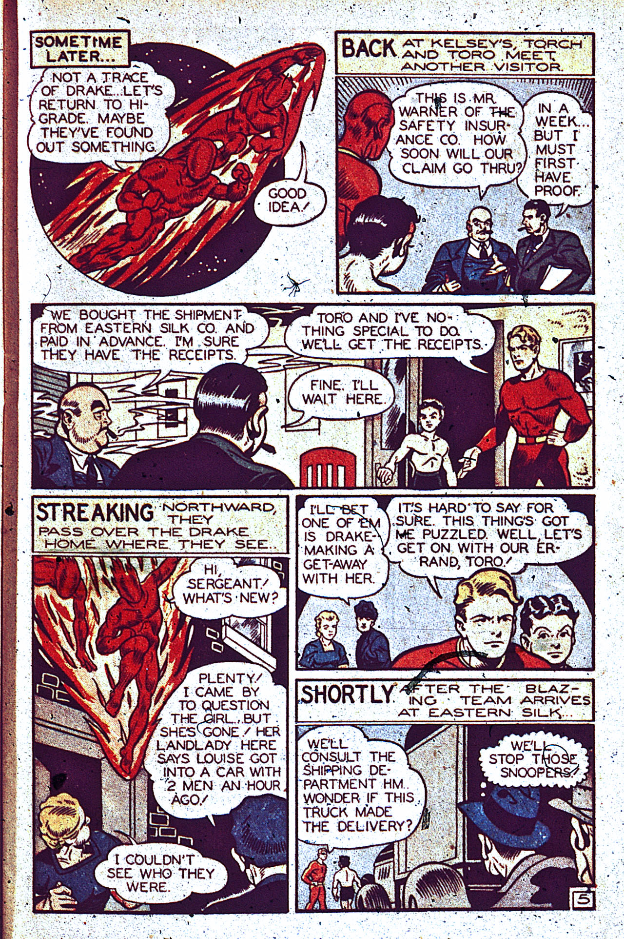 Read online The Human Torch (1940) comic -  Issue #23 - 19