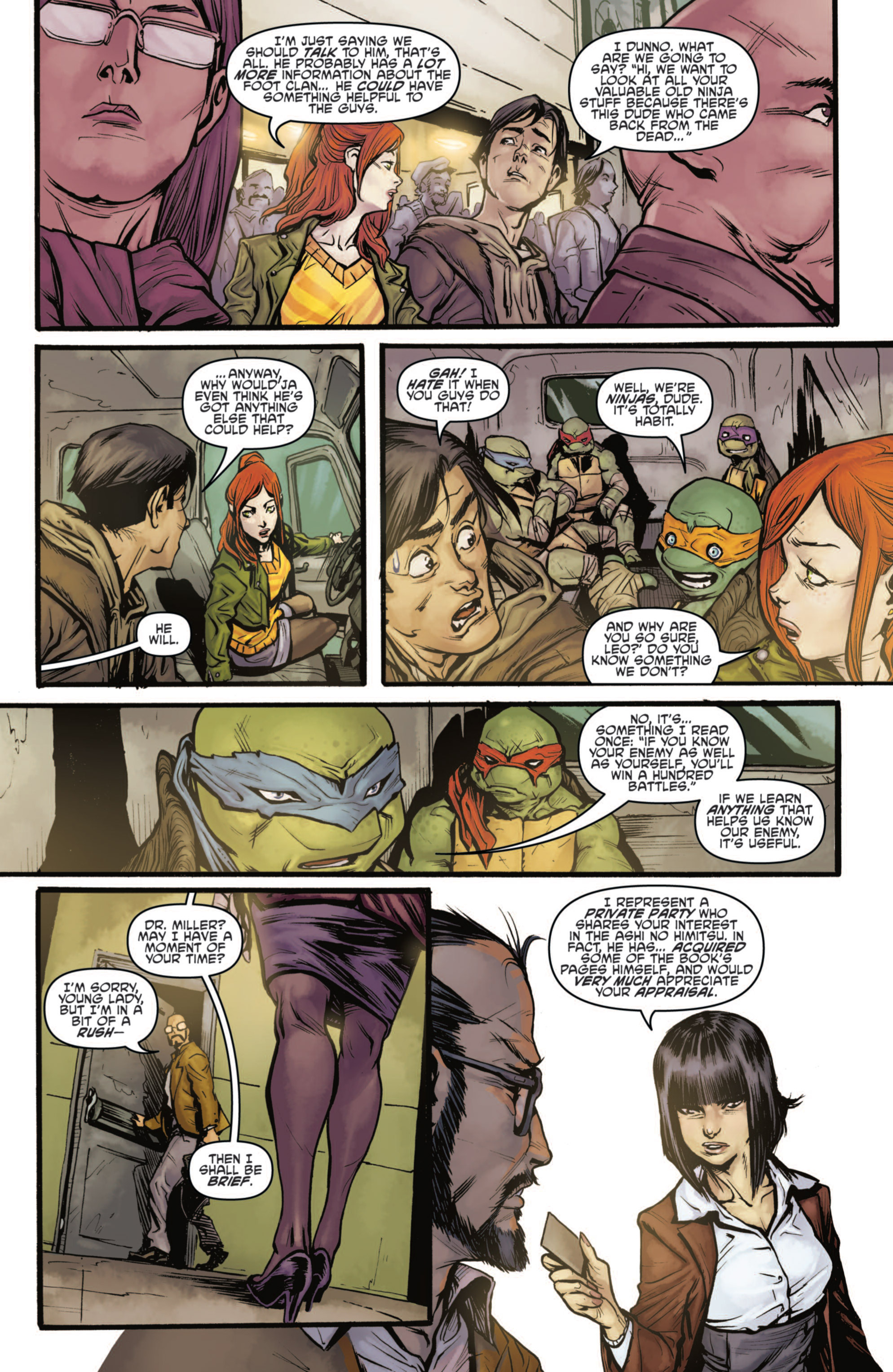 Read online Teenage Mutant Ninja Turtles: The Secret History of the Foot Clan comic -  Issue #1 - 14