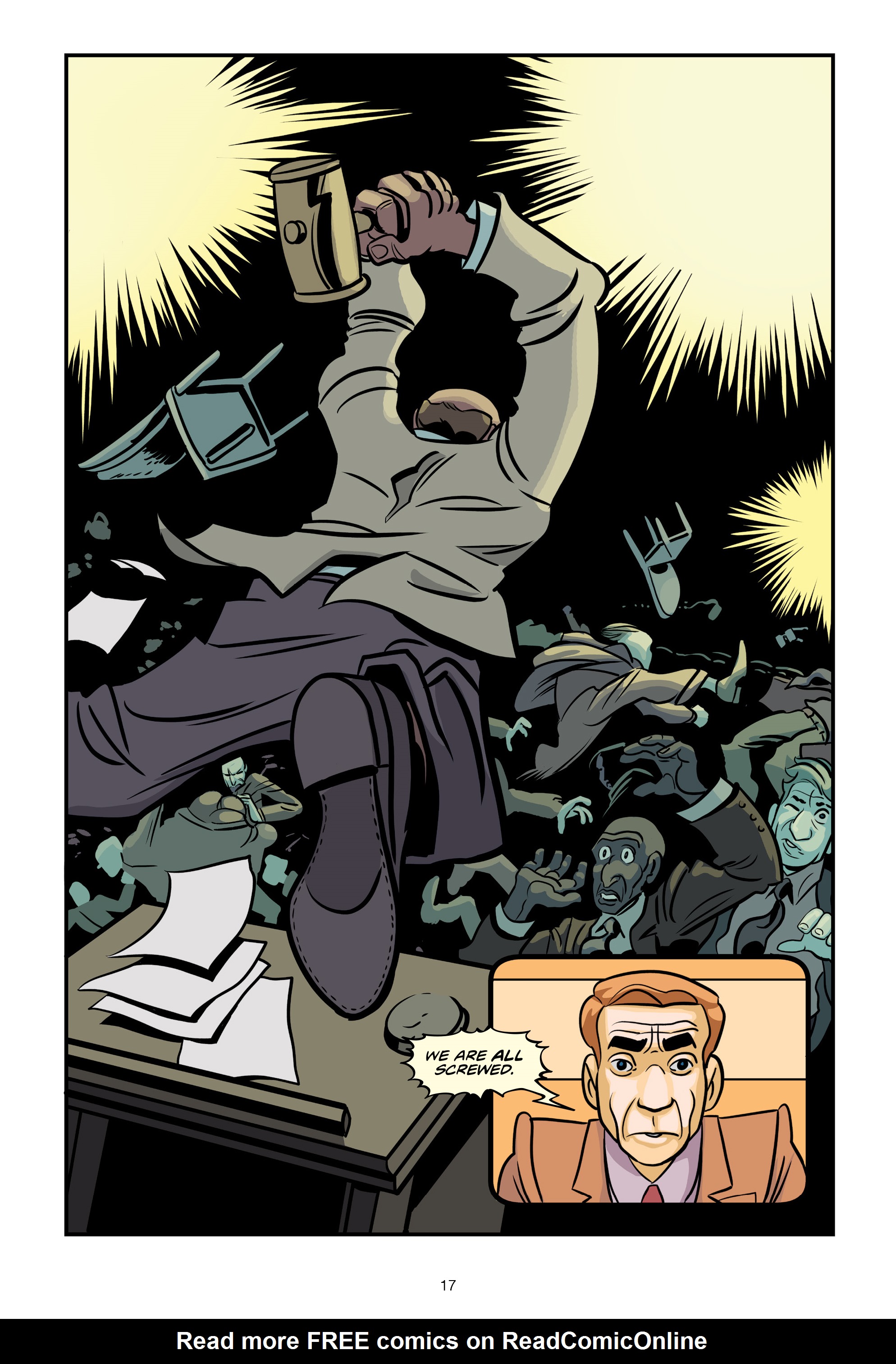 Read online Invasion from Planet Wrestletopia comic -  Issue #3 - 17