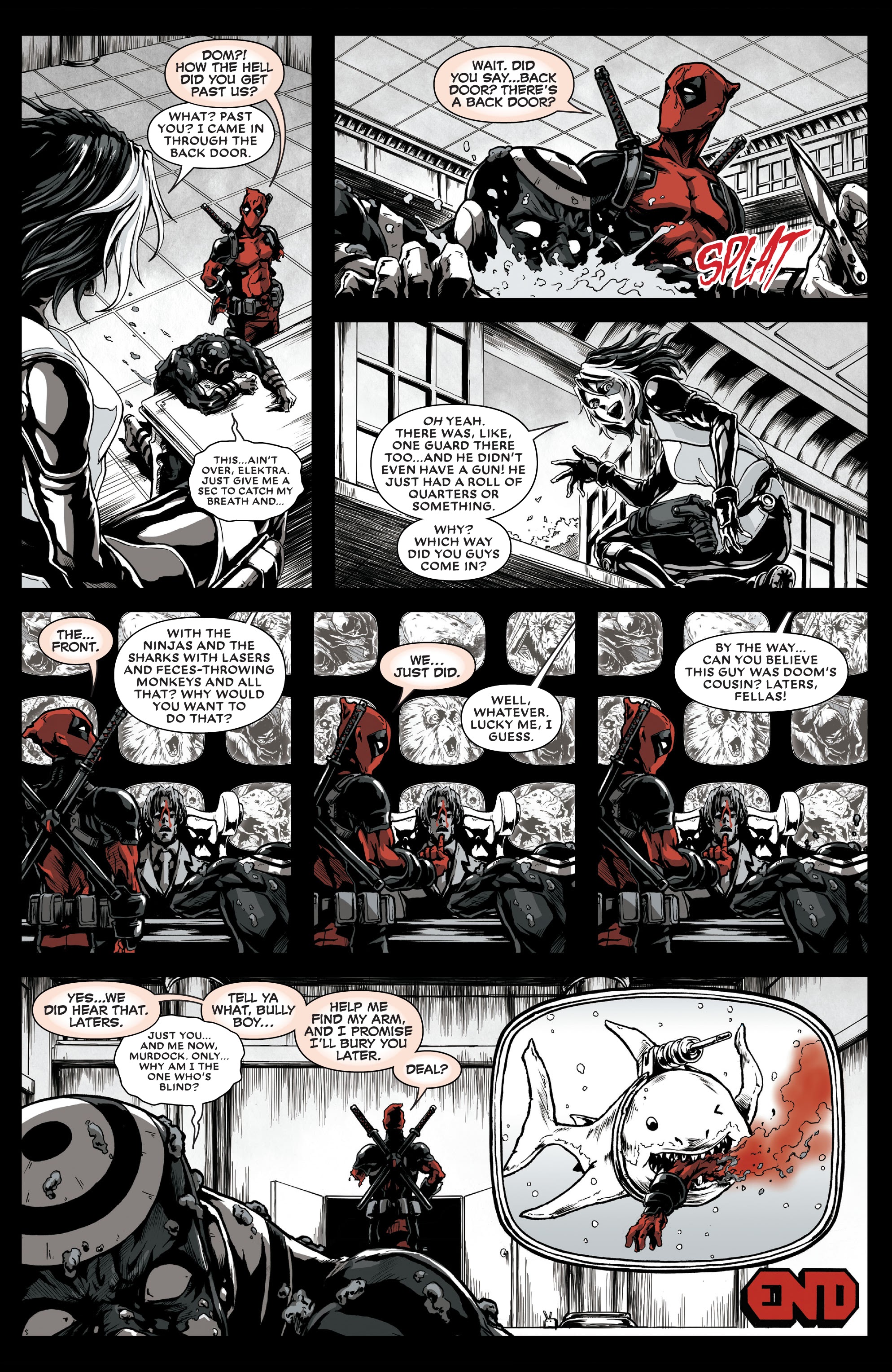 Read online Deadpool: Black, White & Blood comic -  Issue #3 - 22