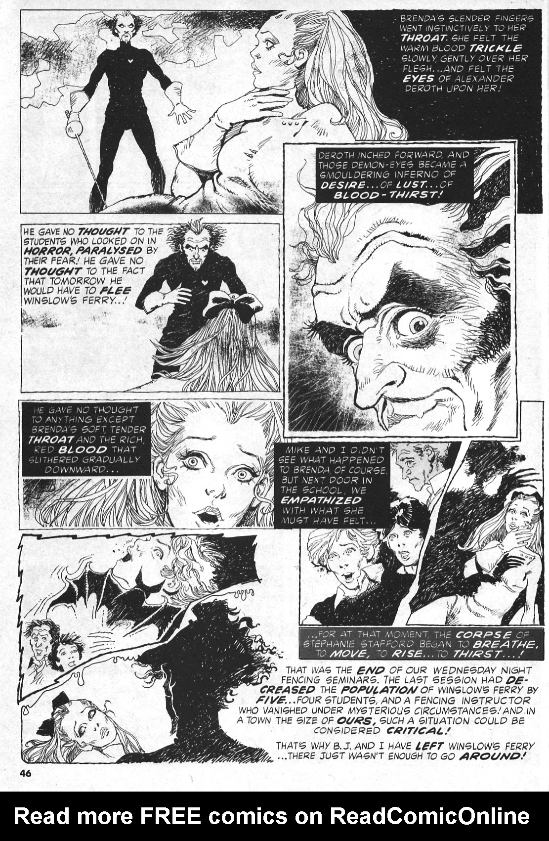 Read online Vampirella (1969) comic -  Issue #36 - 46
