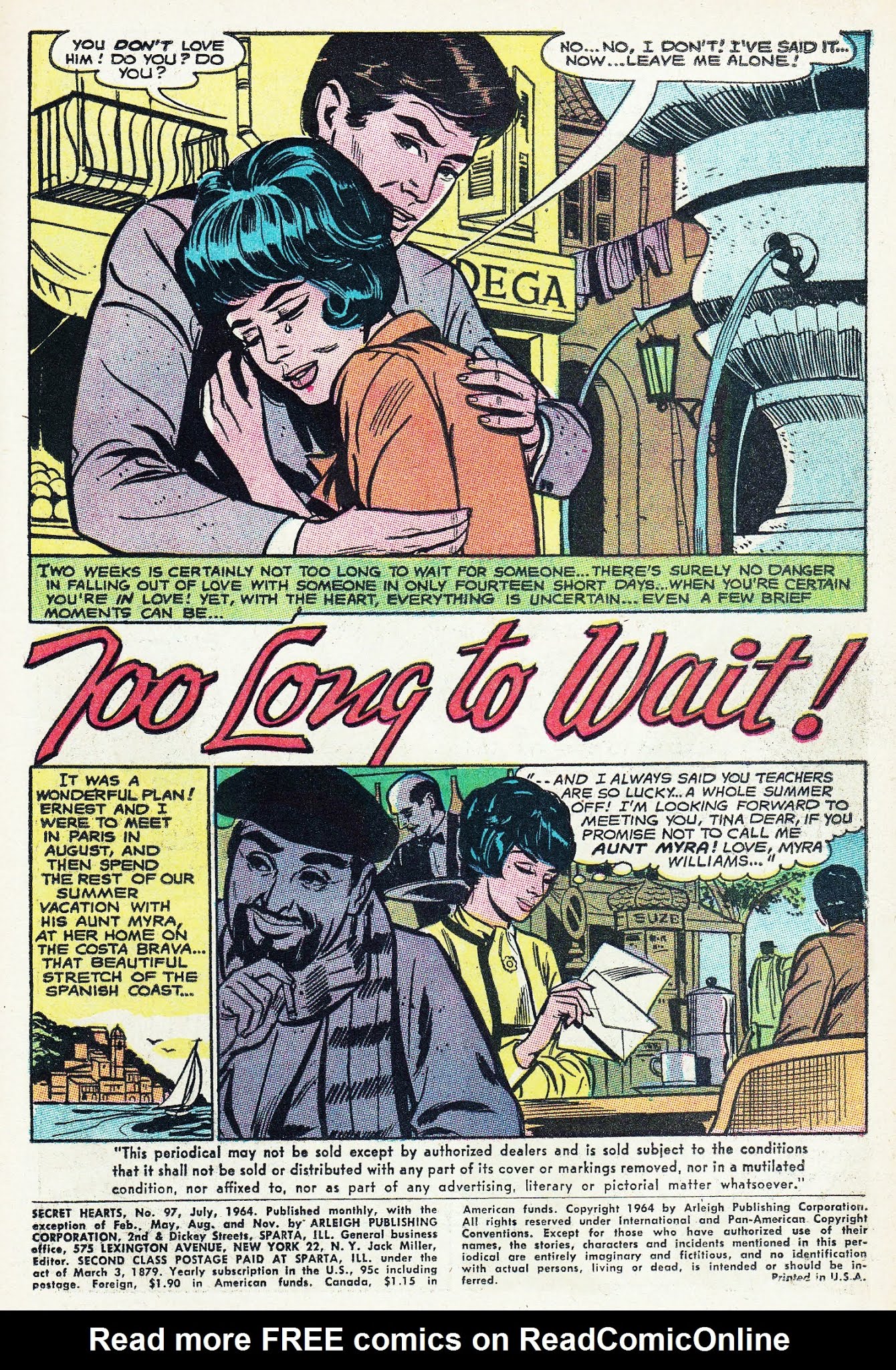 Read online Secret Hearts comic -  Issue #97 - 3
