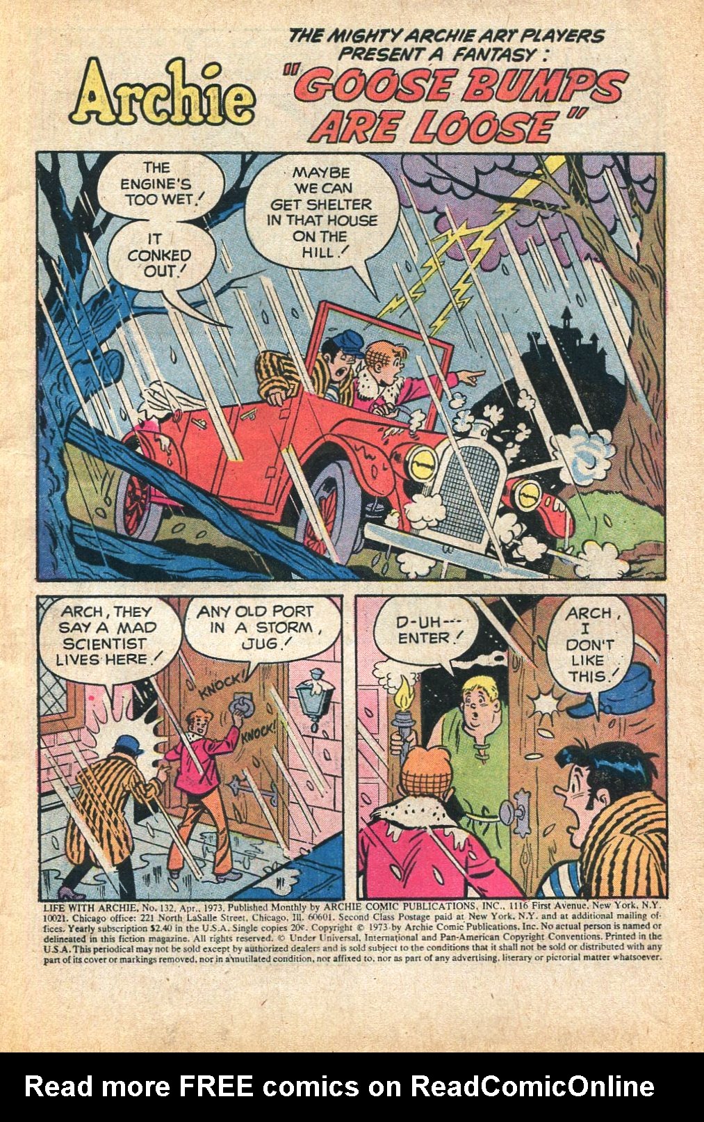 Read online Life With Archie (1958) comic -  Issue #132 - 3