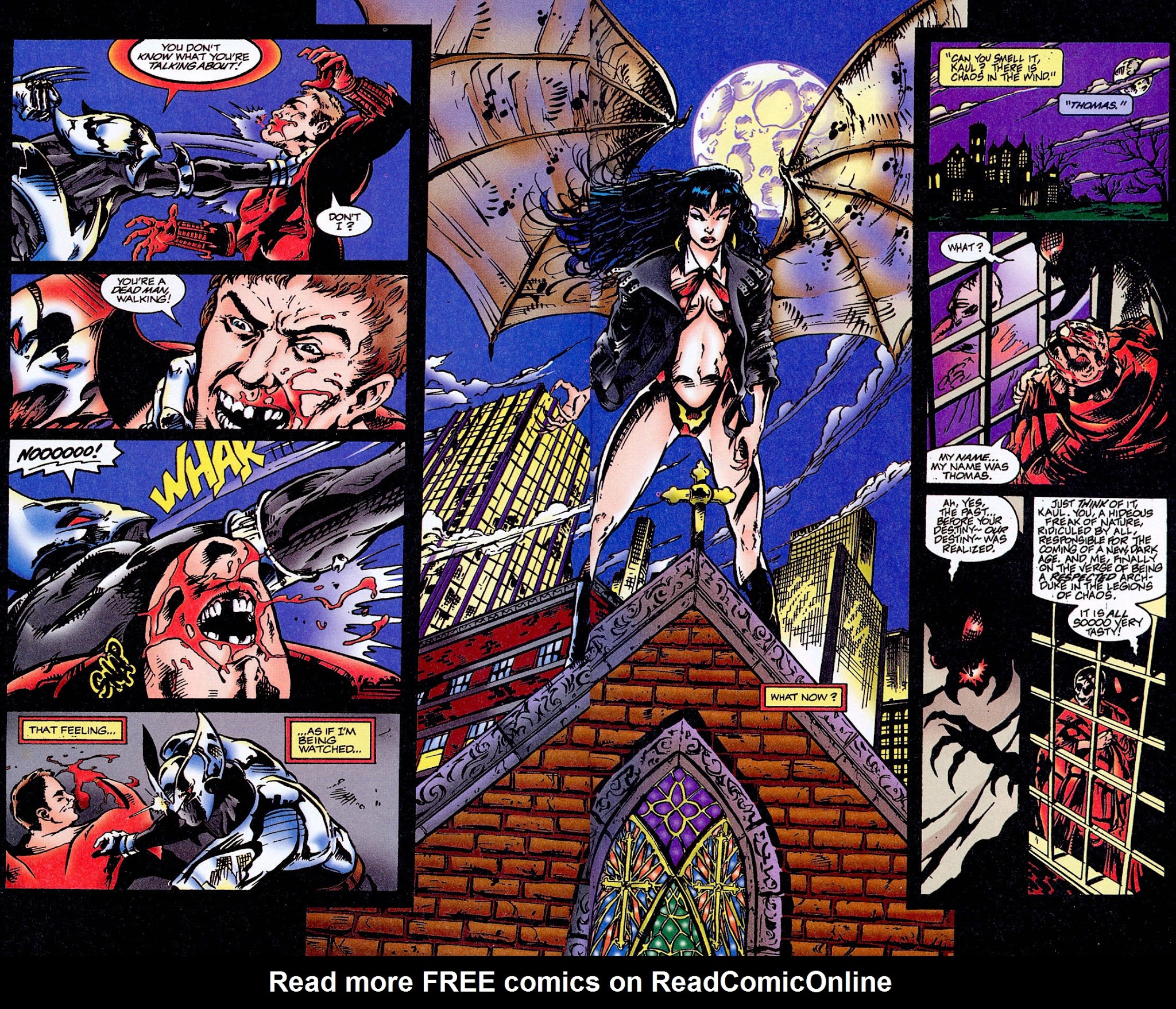 Read online Vampirella/Shadowhawk: Creatures of the Night comic -  Issue # Full - 23