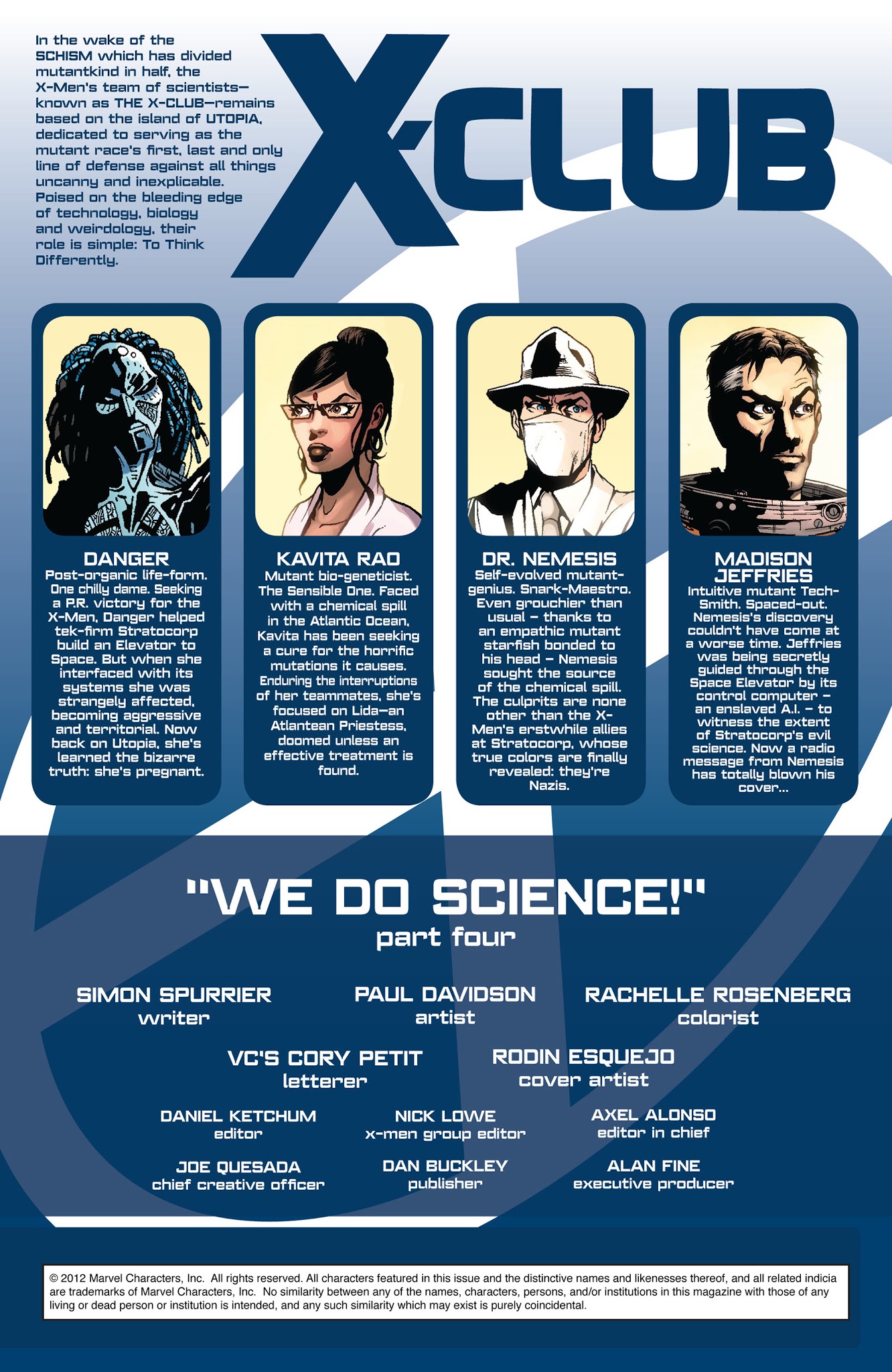 Read online X-Club comic -  Issue #4 - 2