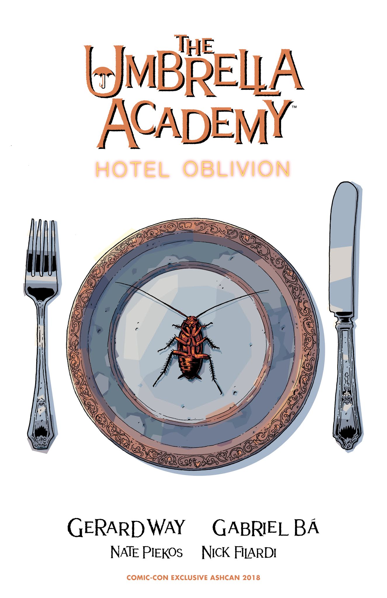 Read online The Umbrella Academy: Hotel Oblivion Ashcan comic -  Issue # Full - 1