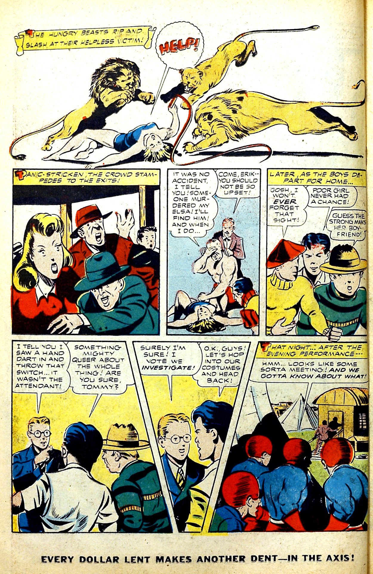 Read online Startling Comics comic -  Issue #33 - 36