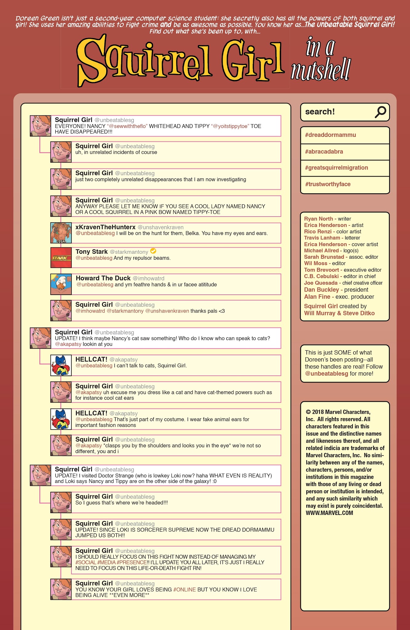 Read online The Unbeatable Squirrel Girl II comic -  Issue #28 - 2