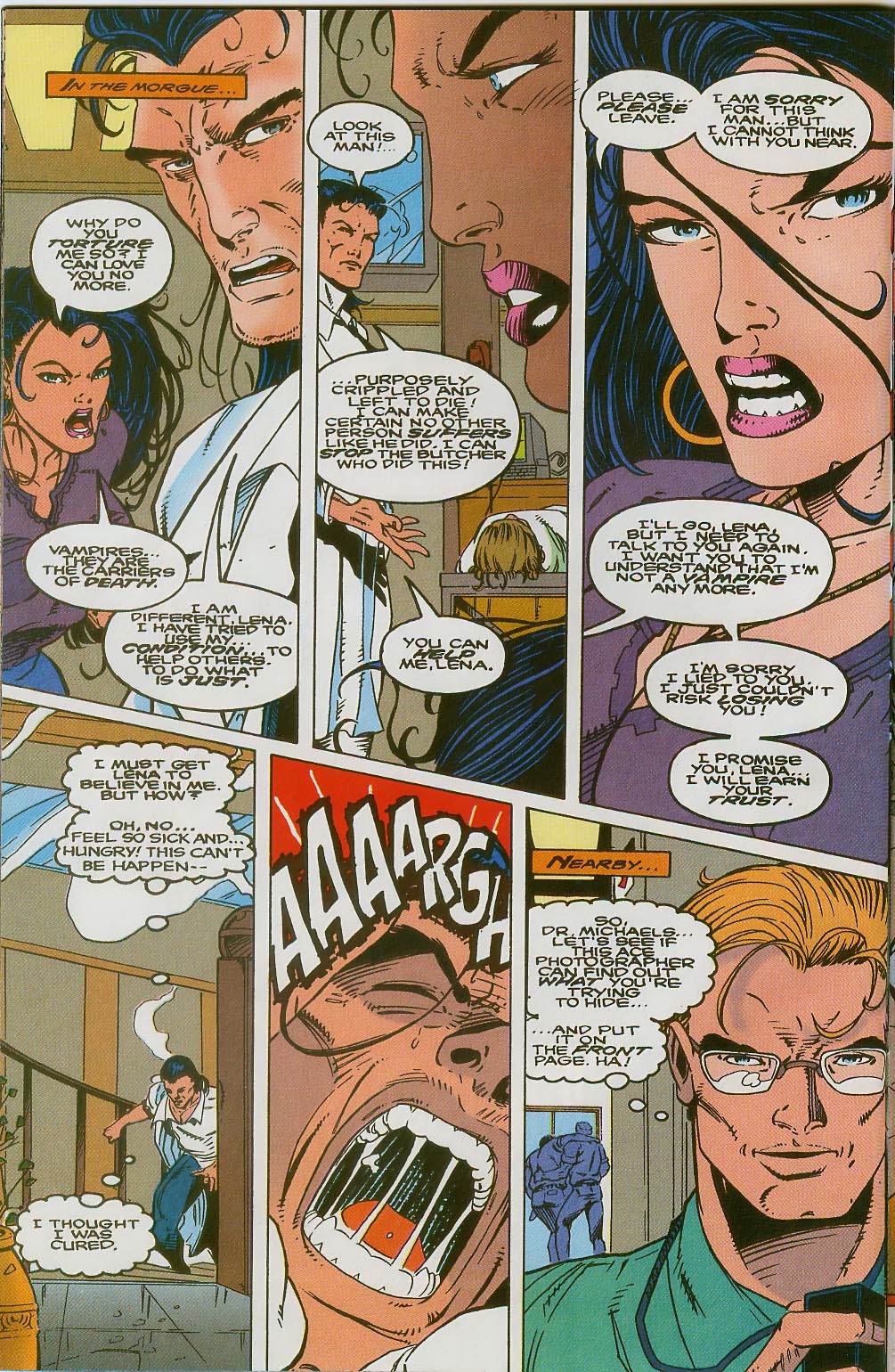 Read online Morbius: The Living Vampire (1992) comic -  Issue #32 - 17
