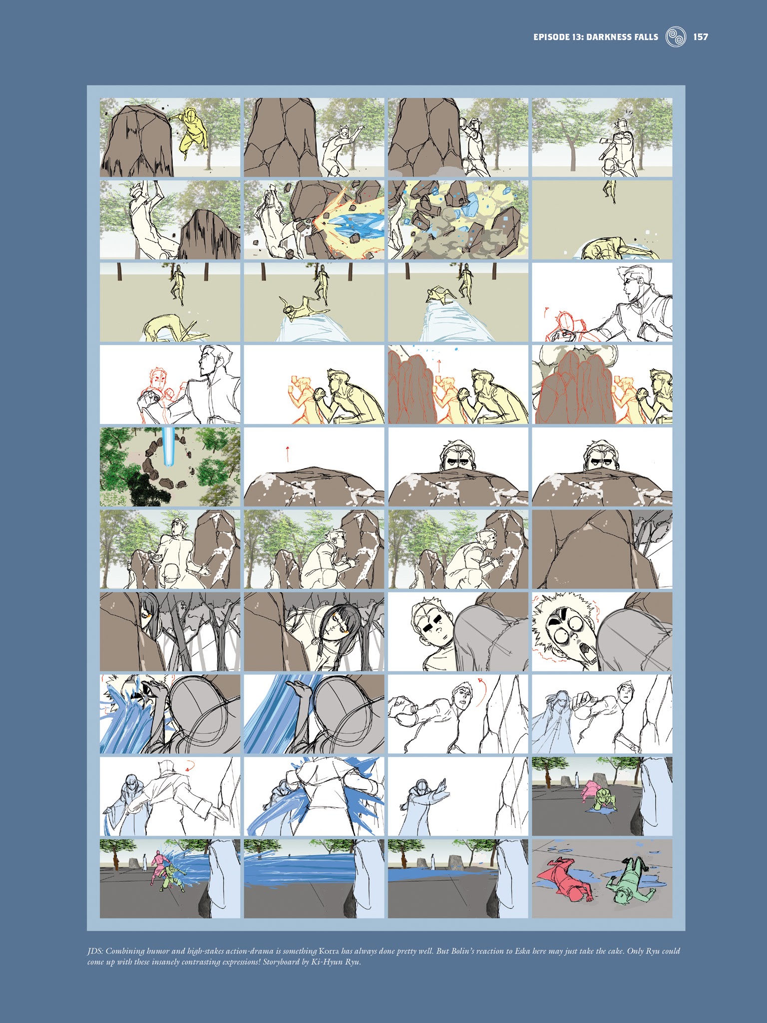 Read online The Legend of Korra: The Art of the Animated Series comic -  Issue # TPB 2 - 144