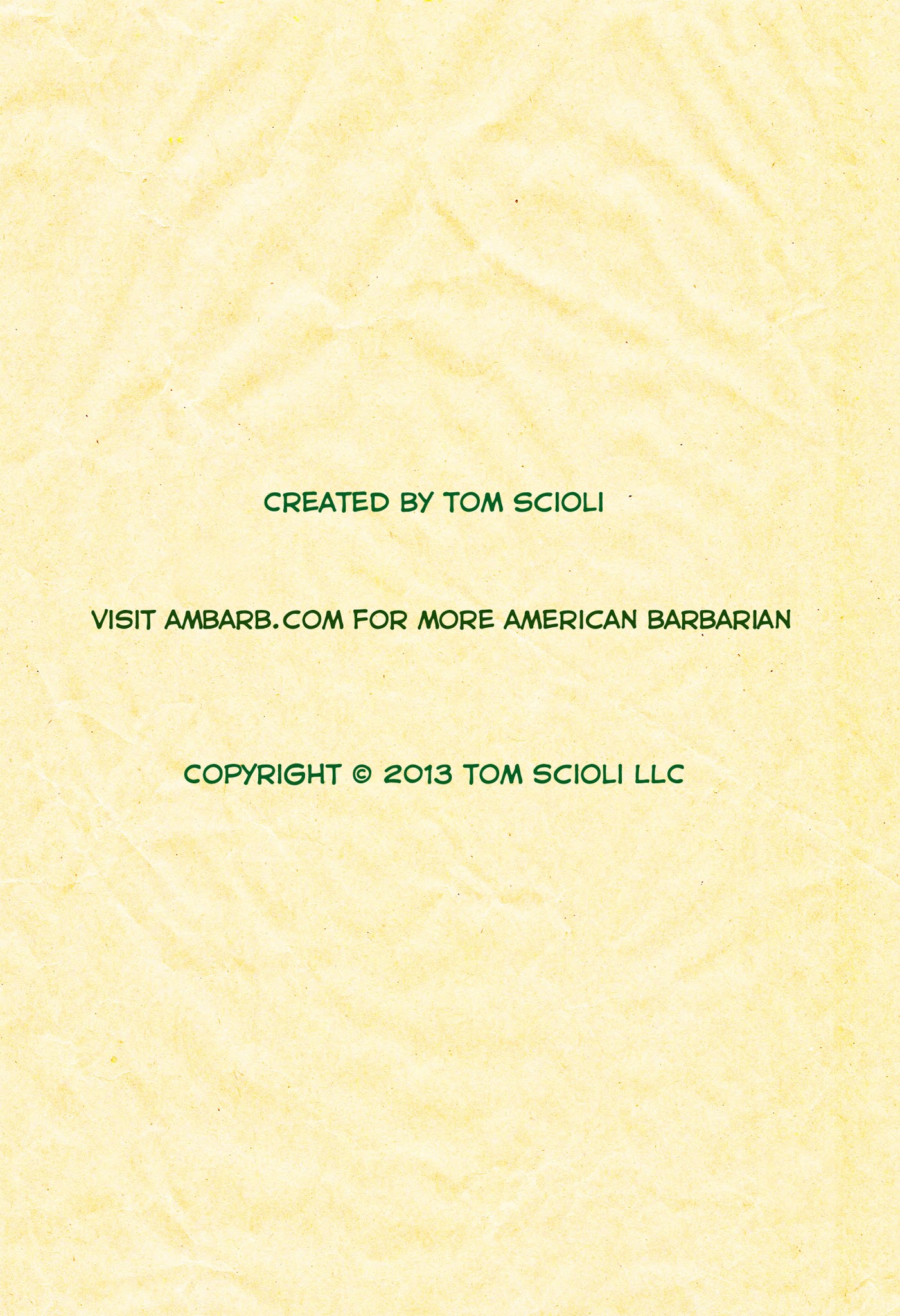 Read online American Barbarian comic -  Issue #1 - 2