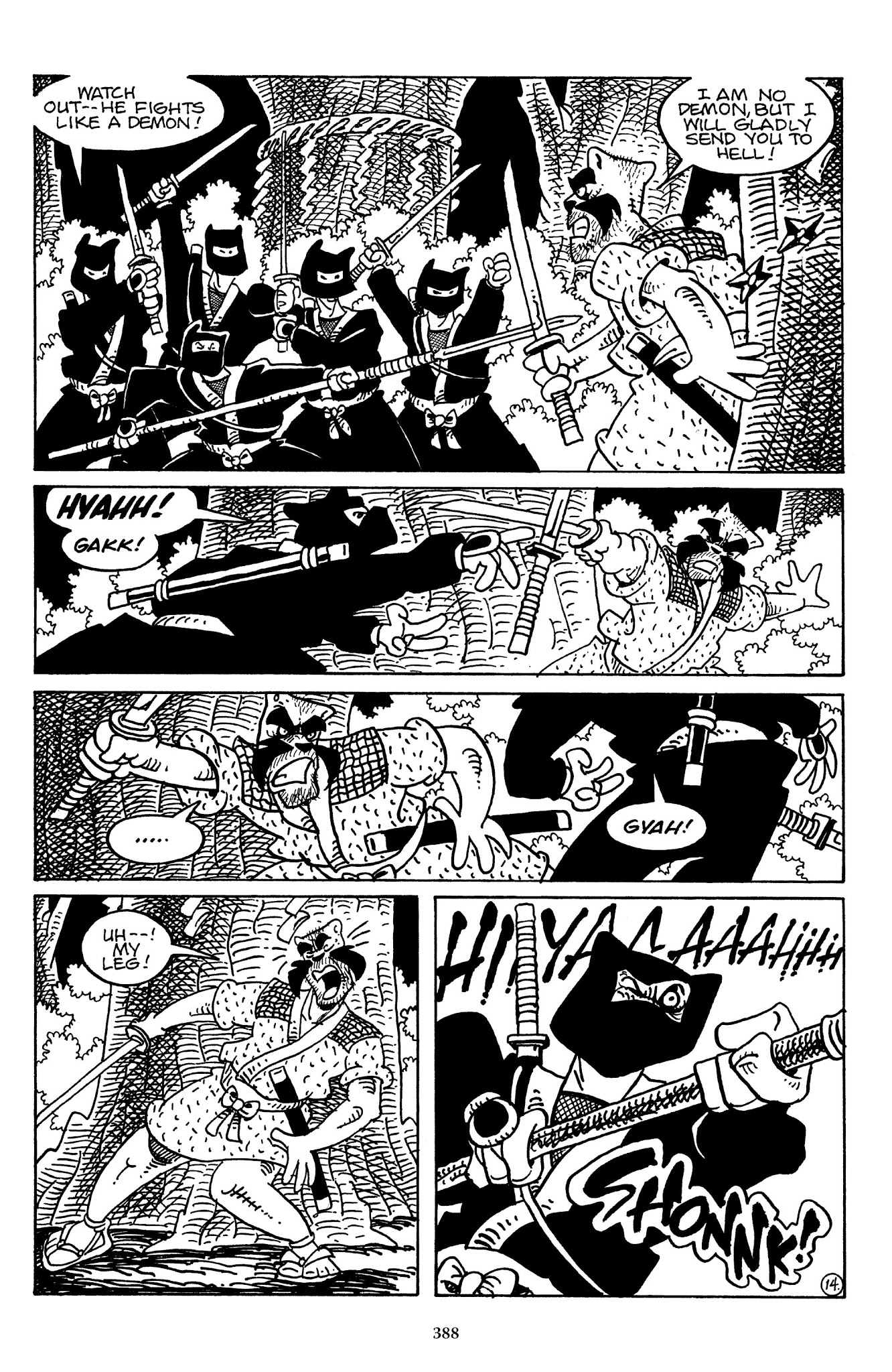 Read online The Usagi Yojimbo Saga comic -  Issue # TPB 3 - 384