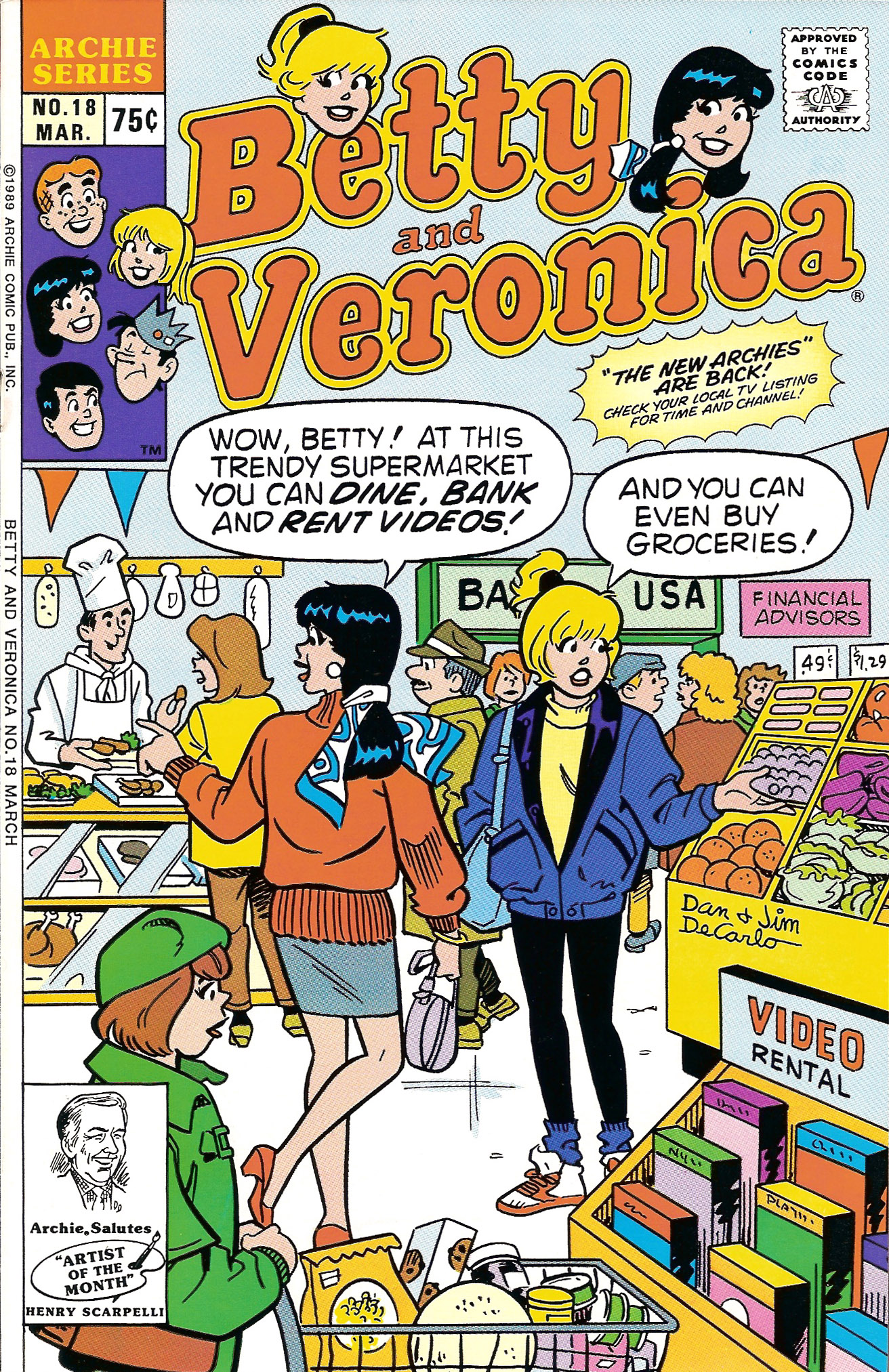 Read online Betty and Veronica (1987) comic -  Issue #18 - 1