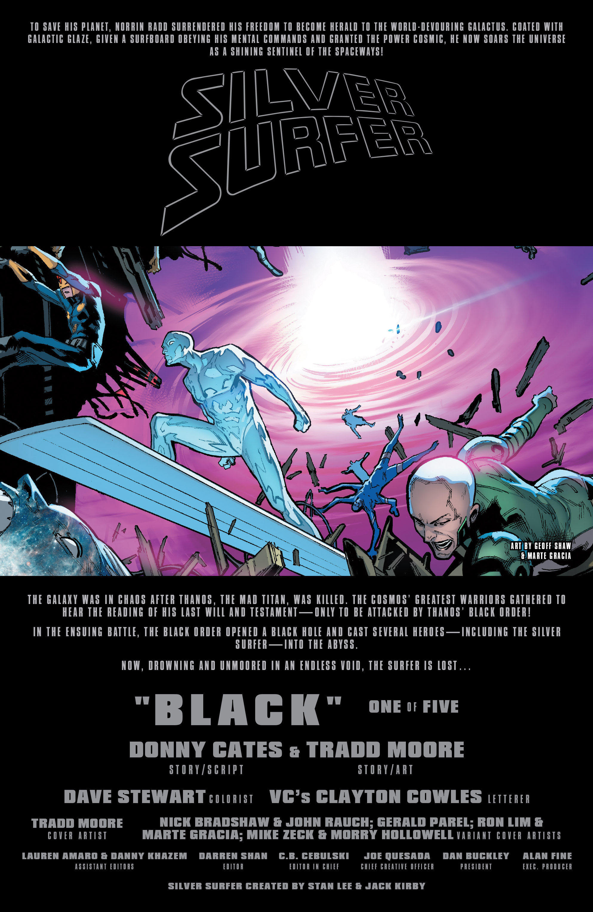Read online Silver Surfer: Black comic -  Issue #1 - 2