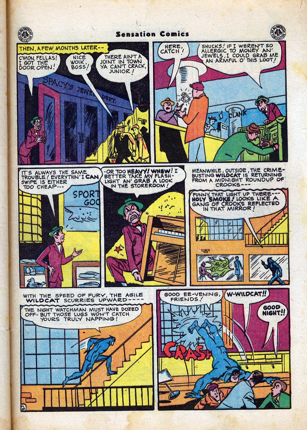 Read online Sensation (Mystery) Comics comic -  Issue #47 - 43