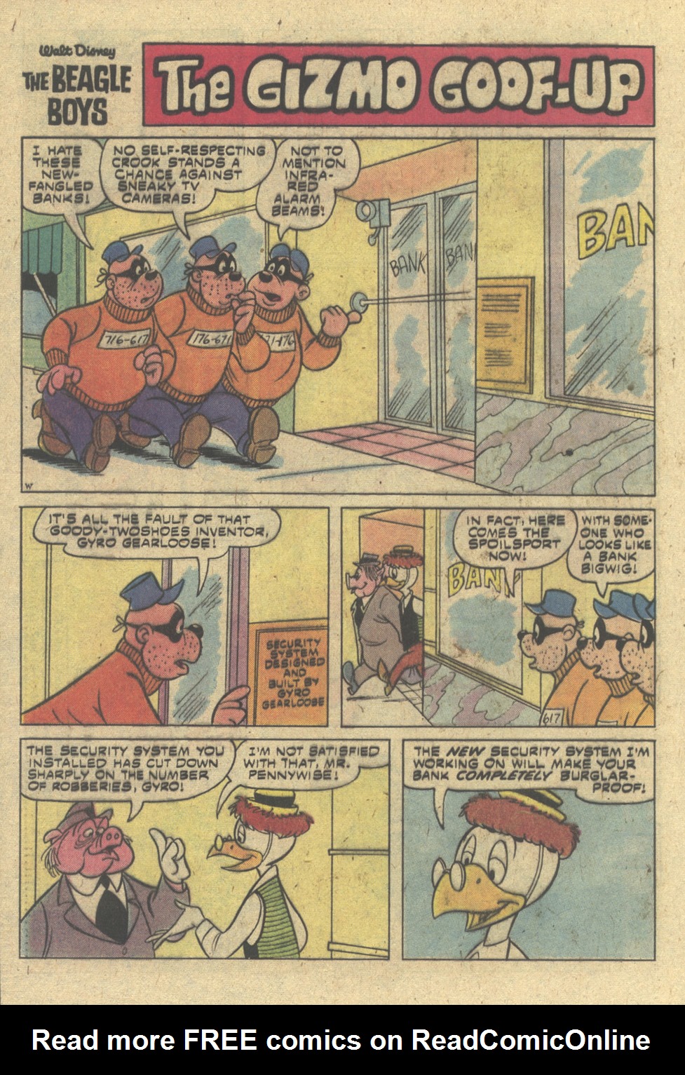 Read online Walt Disney THE BEAGLE BOYS comic -  Issue #45 - 20