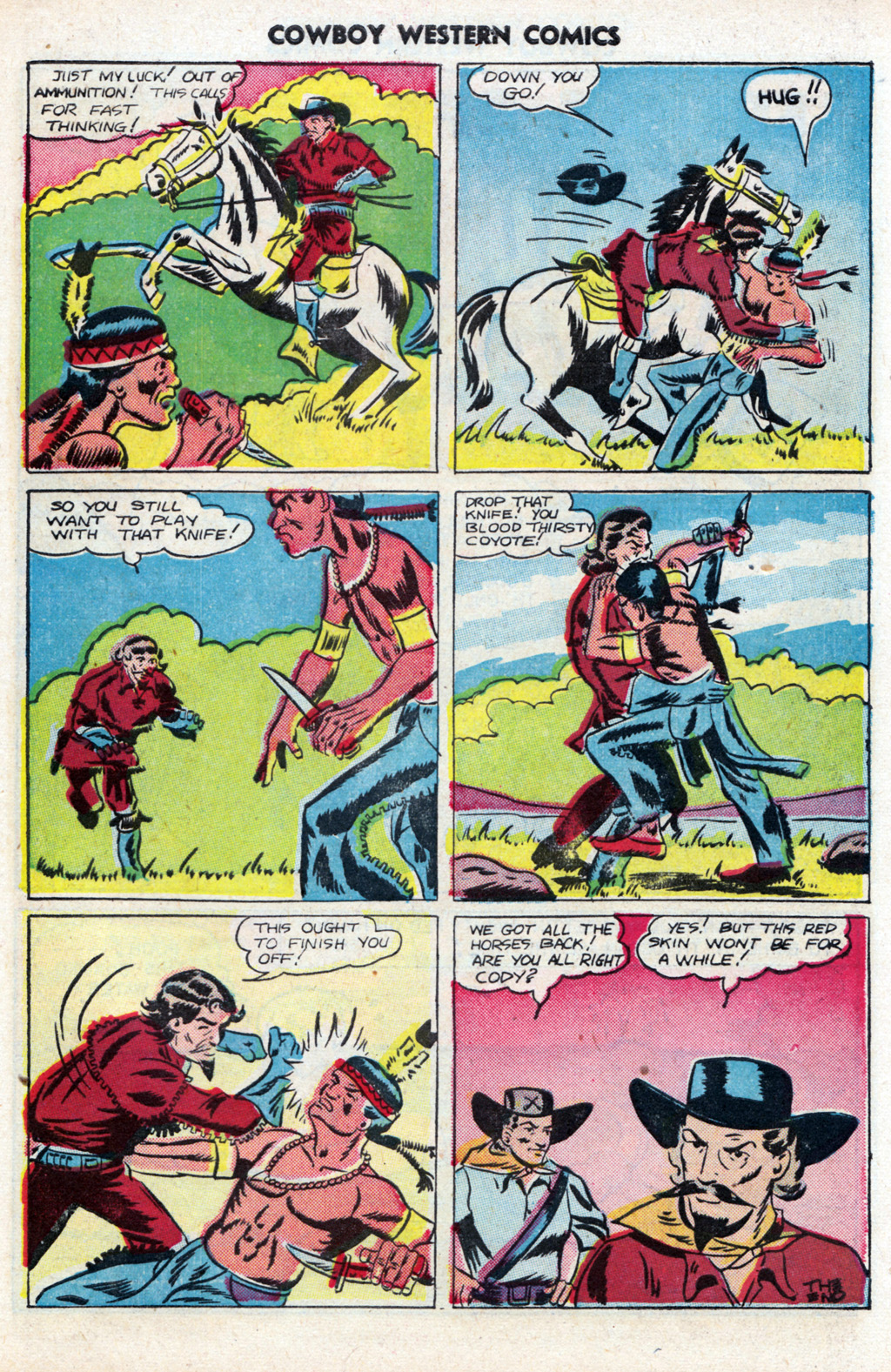 Read online Cowboy Western Comics (1948) comic -  Issue #21 - 21