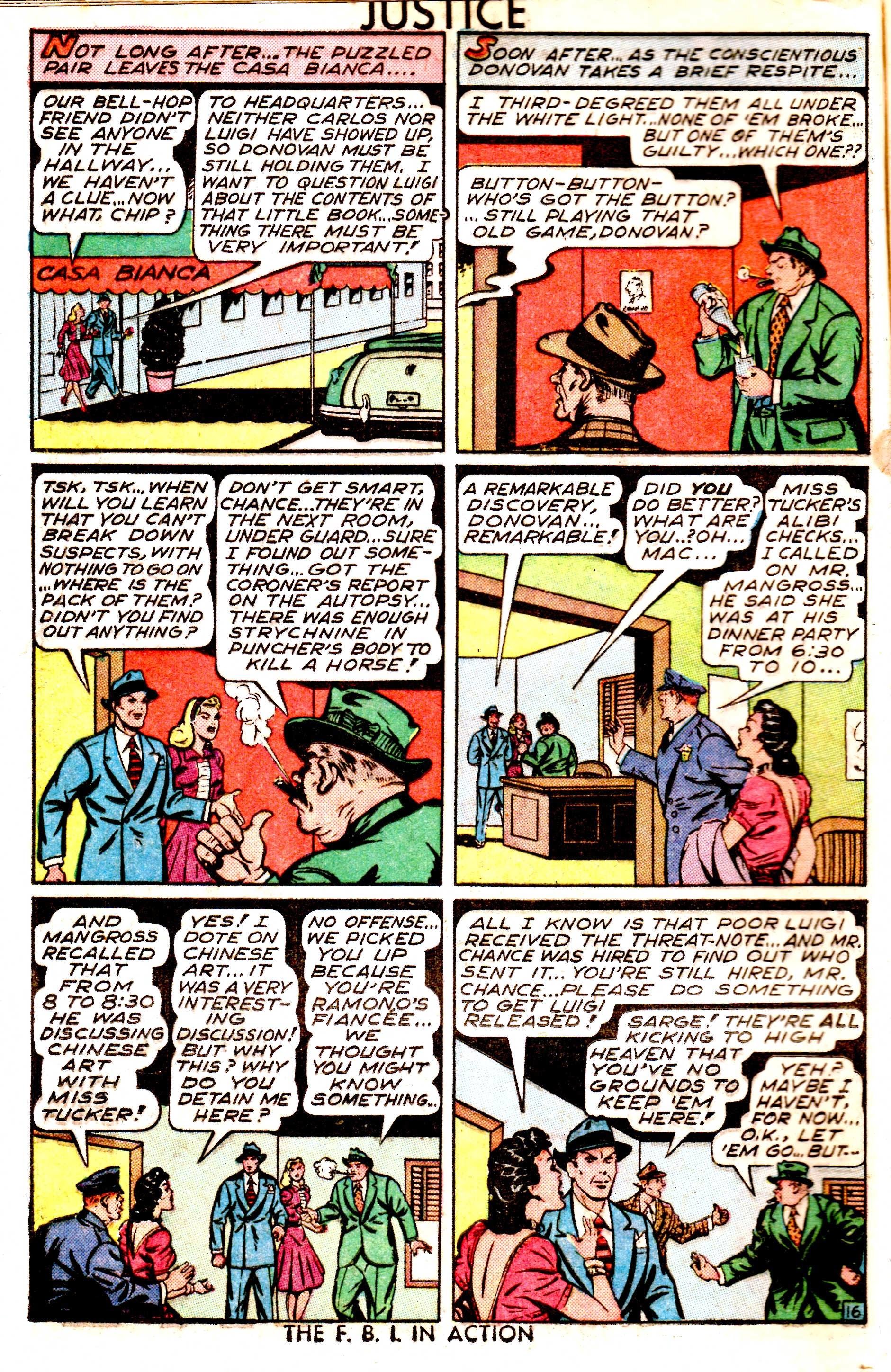 Read online Justice Comics (1947) comic -  Issue #1 - 17