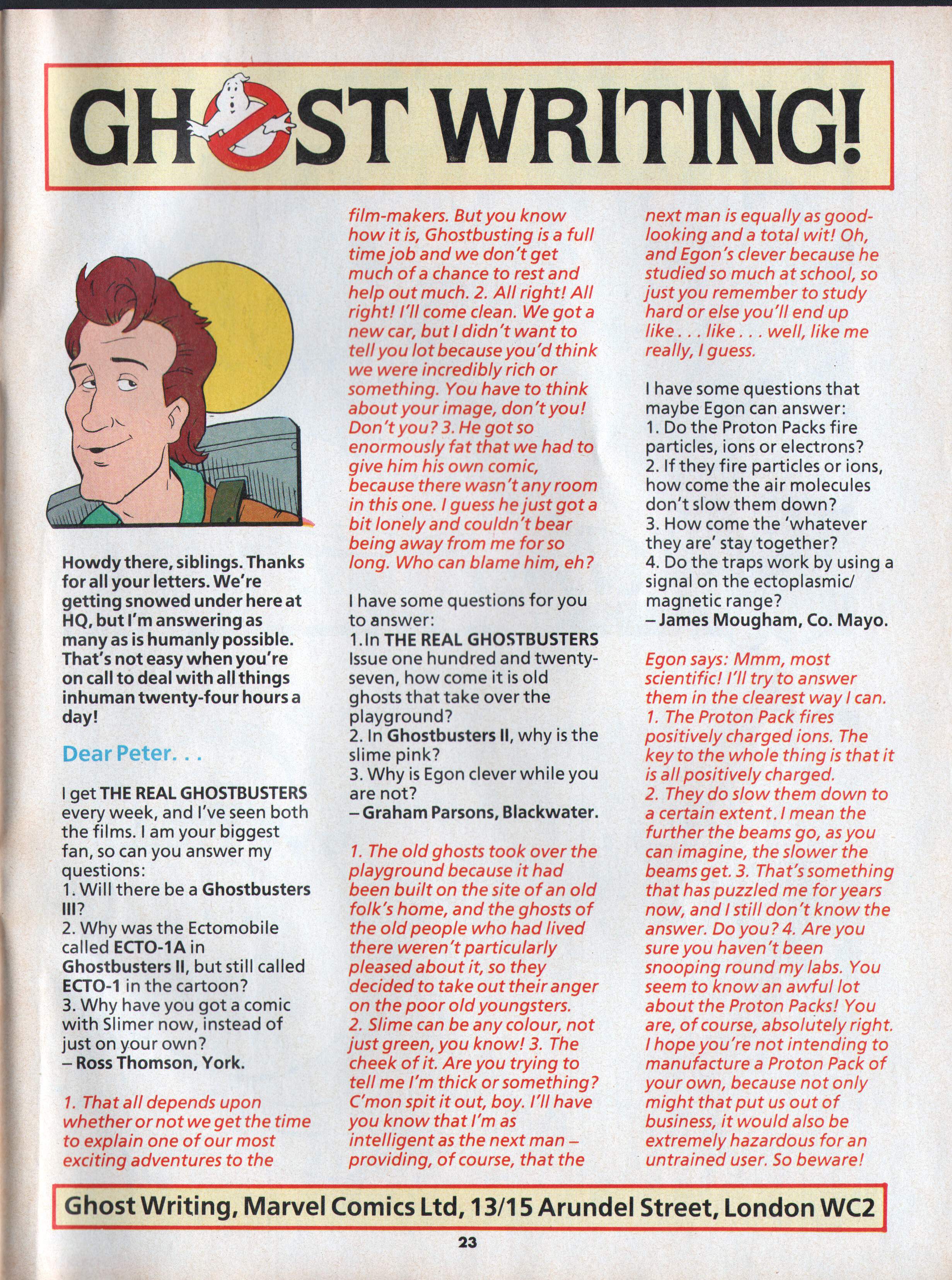 Read online The Real Ghostbusters comic -  Issue #138 - 16