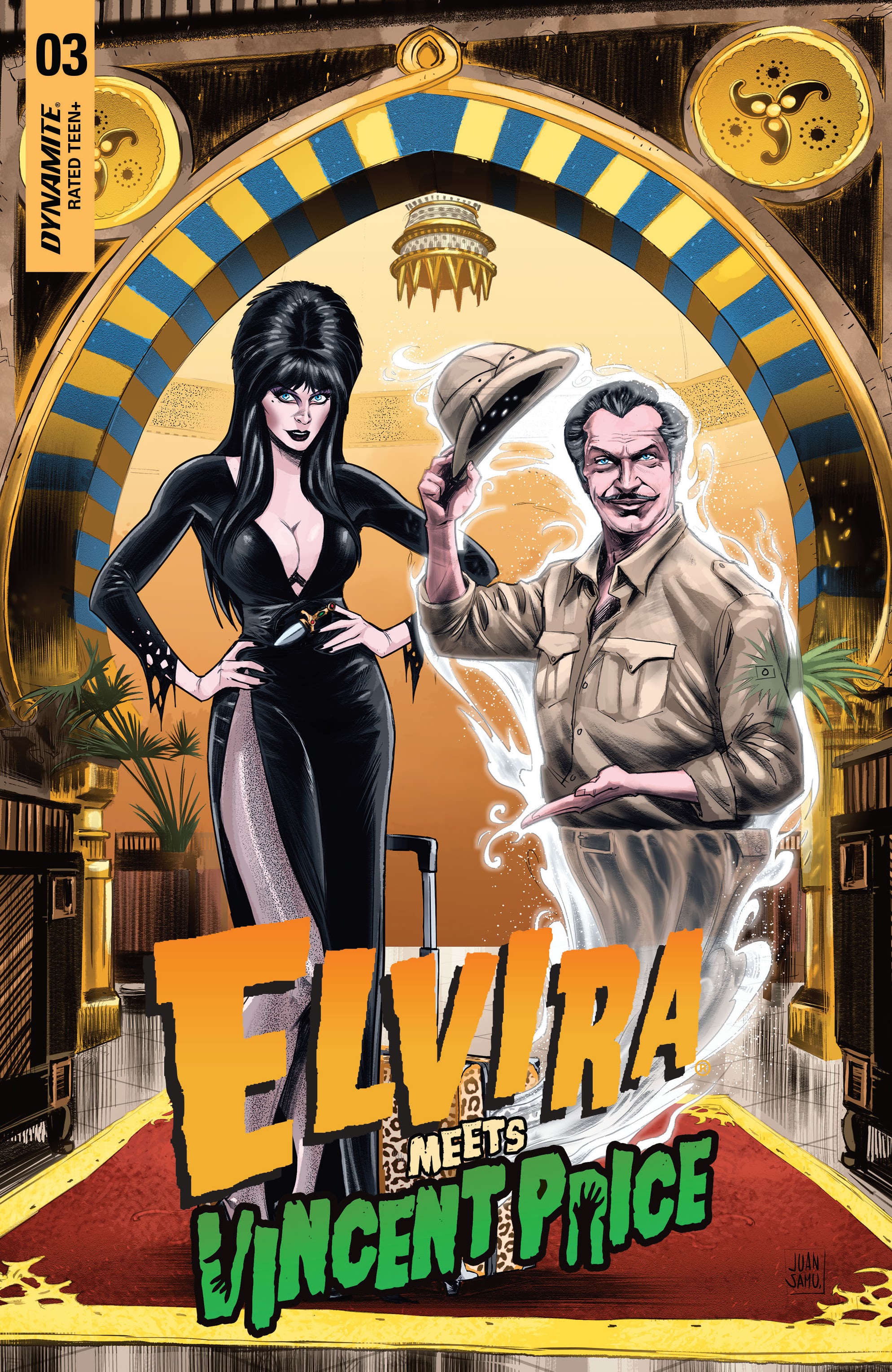 Read online Elvira Meets Vincent Price comic -  Issue #3 - 2