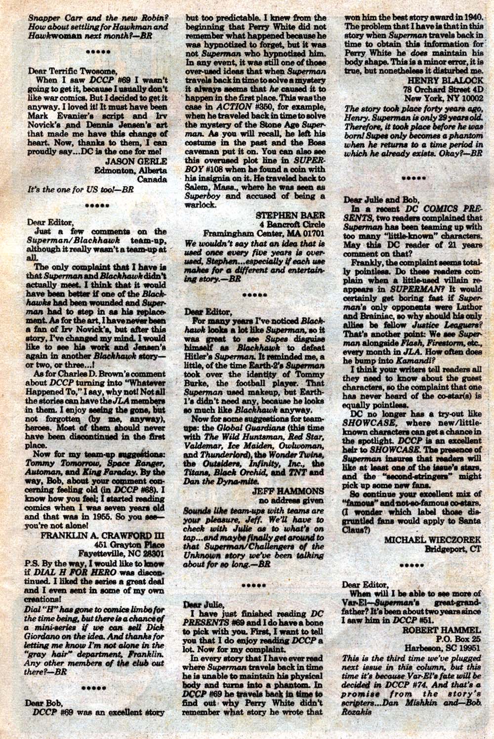 Read online DC Comics Presents comic -  Issue #73 - 25