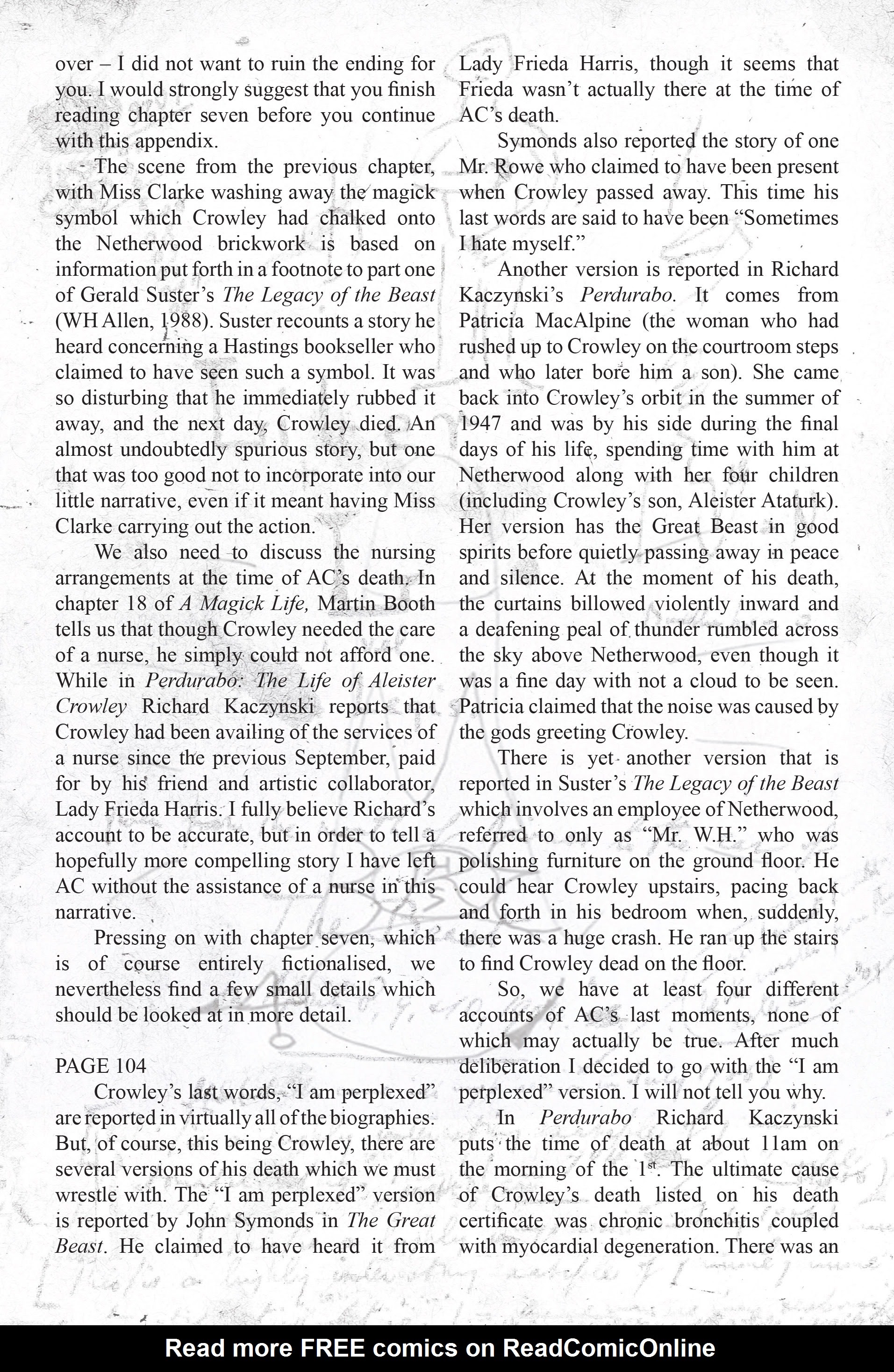 Read online Aleister Crowley: Wandering the Waste comic -  Issue # TPB - 140