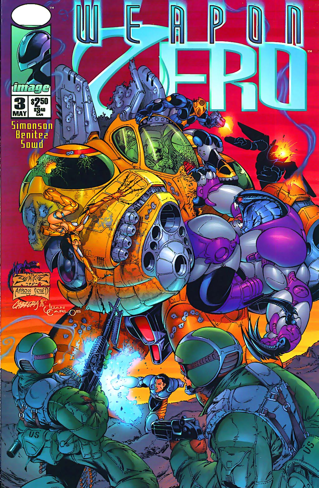 Read online Weapon Zero comic -  Issue #3 - 1