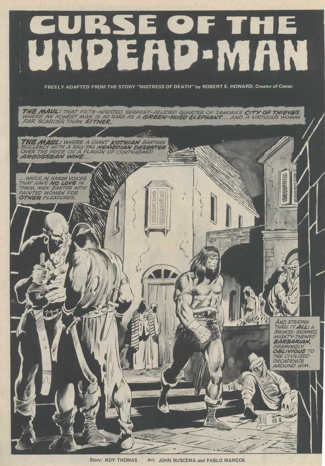 Read online The Savage Sword Of Conan comic -  Issue #1 - 5