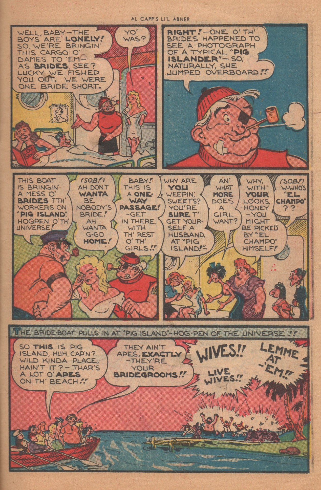 Read online Li'l Abner Comics comic -  Issue #76 - 23