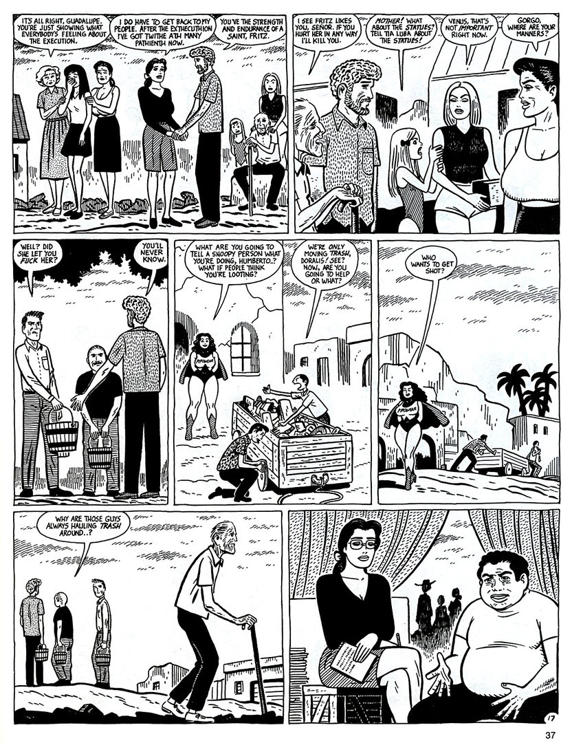 Read online Love and Rockets (1982) comic -  Issue #50 - 39