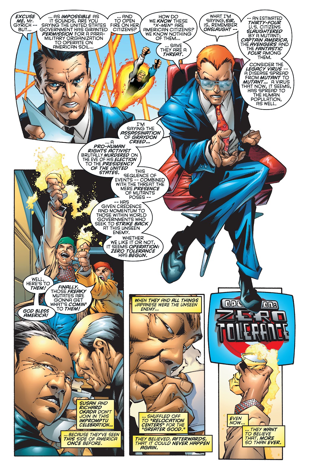 Read online XMen Milestones Operation Zero Tolerance comic Issue