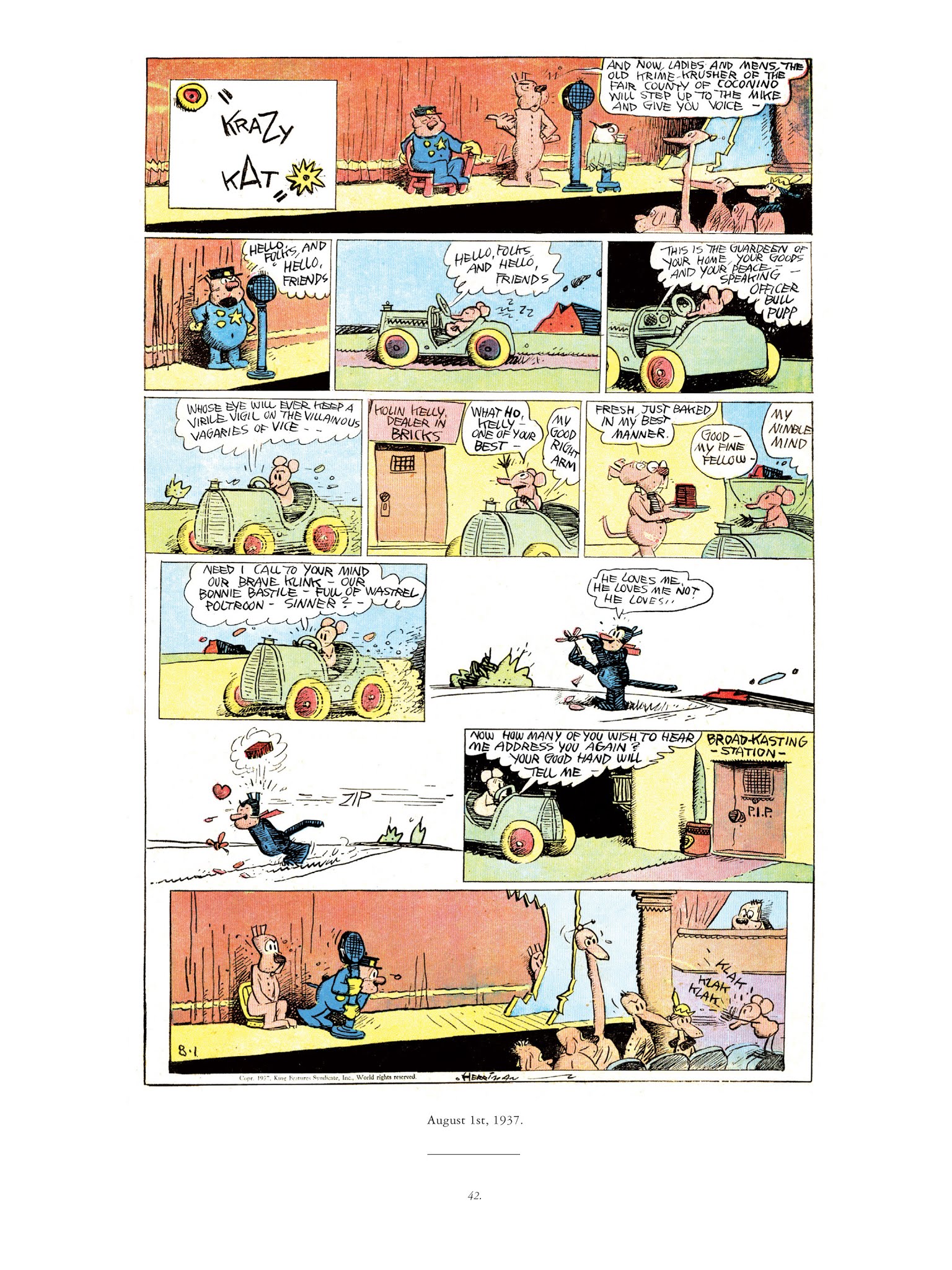 Read online Krazy & Ignatz comic -  Issue # TPB 10 - 40