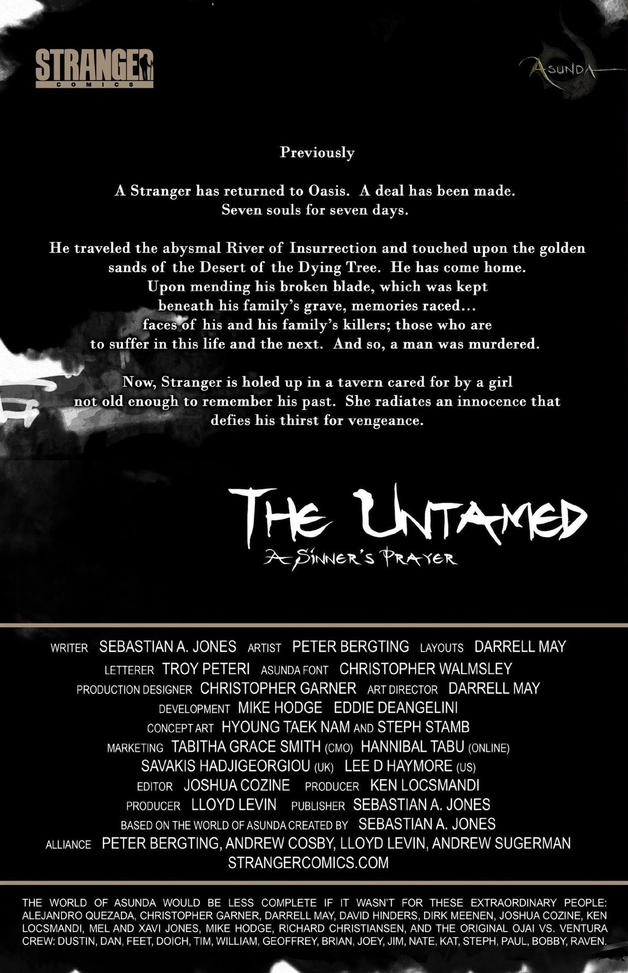 Read online The Untamed: A Sinner's Prayer comic -  Issue #2 - 2