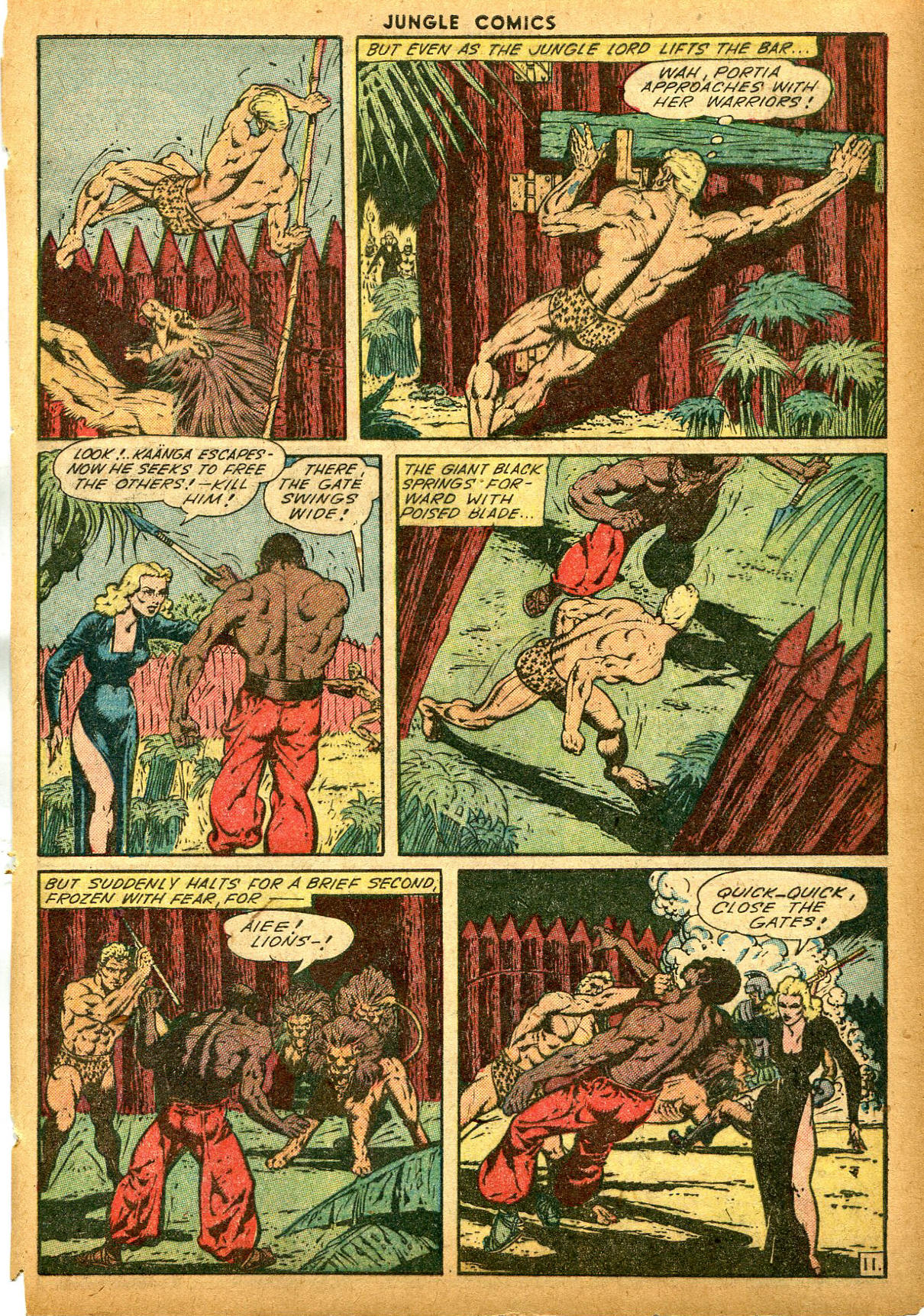 Read online Jungle Comics comic -  Issue #58 - 13