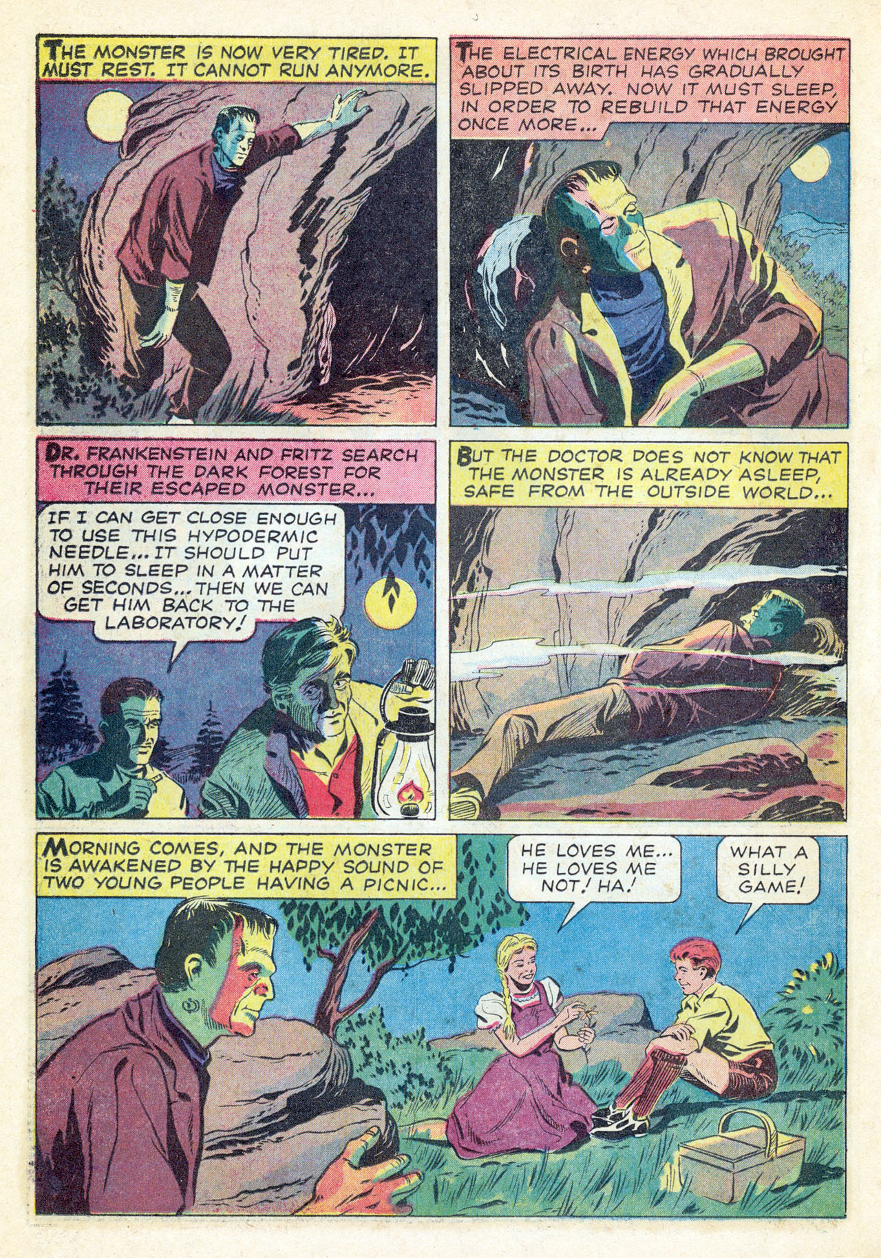 Read online Frankenstein (1964) comic -  Issue #1 - 10