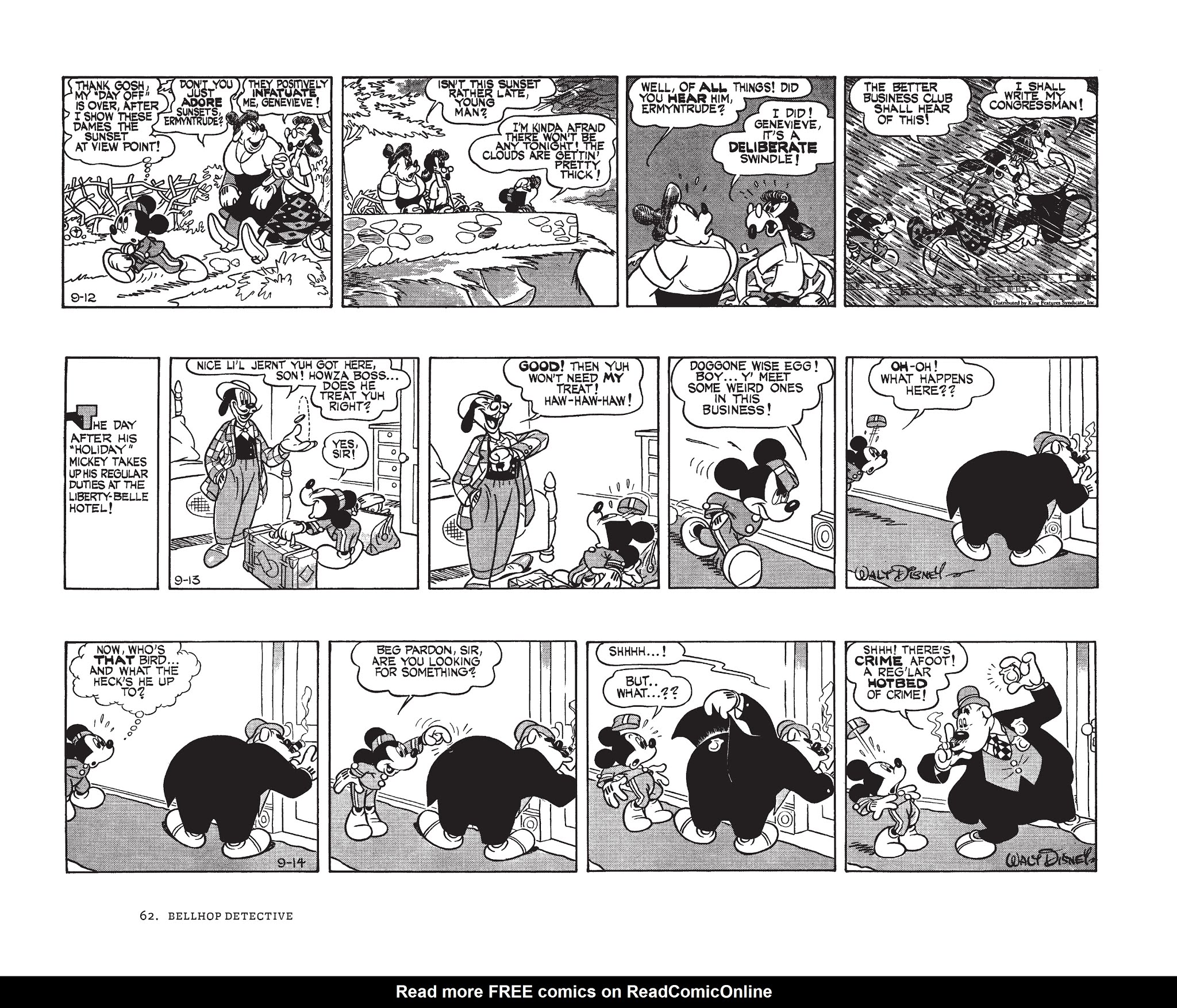 Read online Walt Disney's Mickey Mouse by Floyd Gottfredson comic -  Issue # TPB 6 (Part 1) - 62