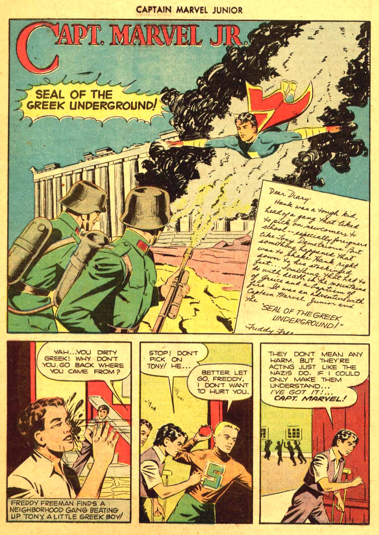 Read online Captain Marvel, Jr. comic -  Issue #25 - 26