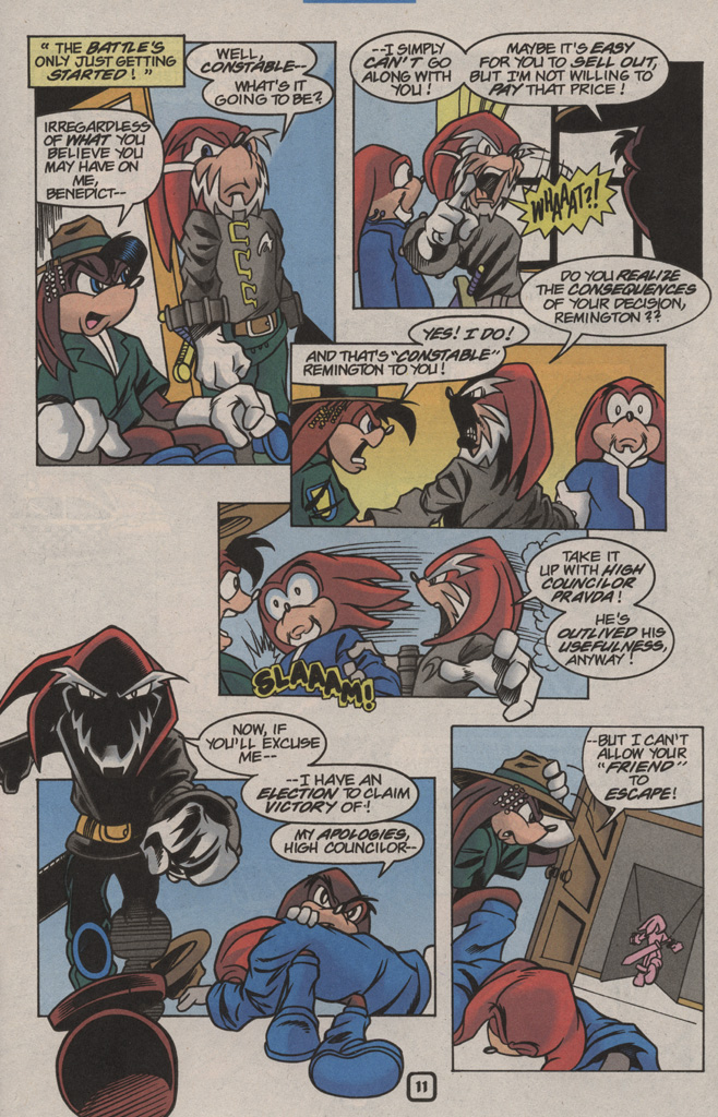 Read online Knuckles the Echidna comic -  Issue #24 - 15