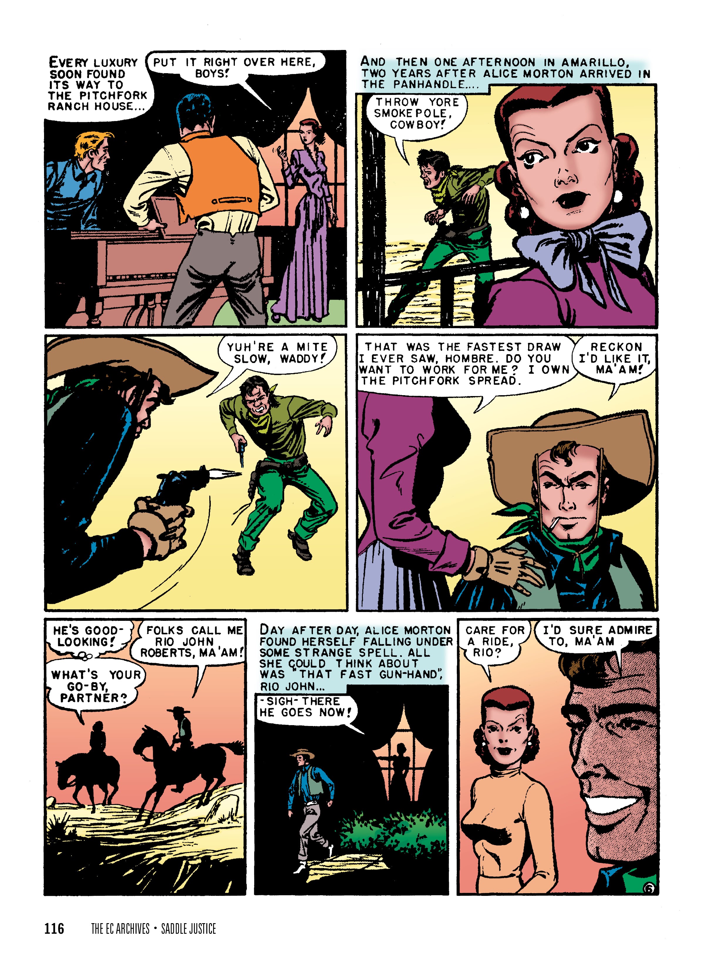 Read online The EC Archives: Saddle Justice comic -  Issue # TPB (Part 2) - 18
