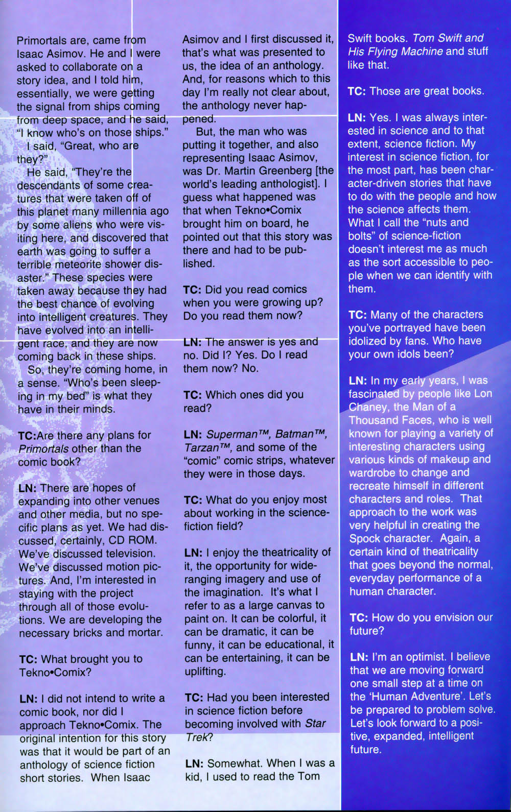 Read online Leonard Nimoy's Primortals (1995) comic -  Issue #1 - 26