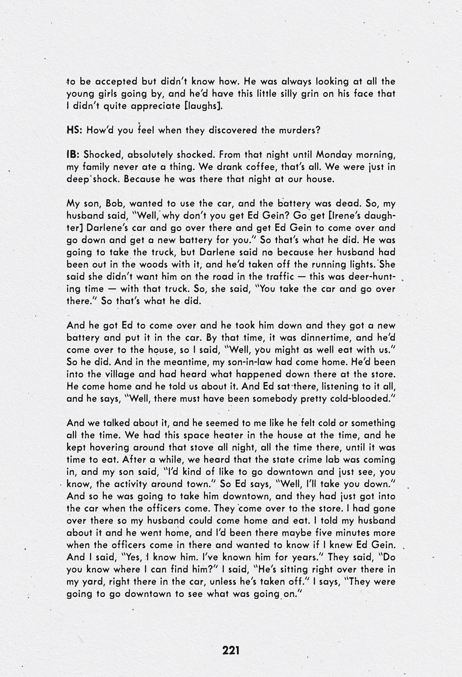 Read online Did You Hear What Eddie Gein Done? comic -  Issue # TPB (Part 2) - 114