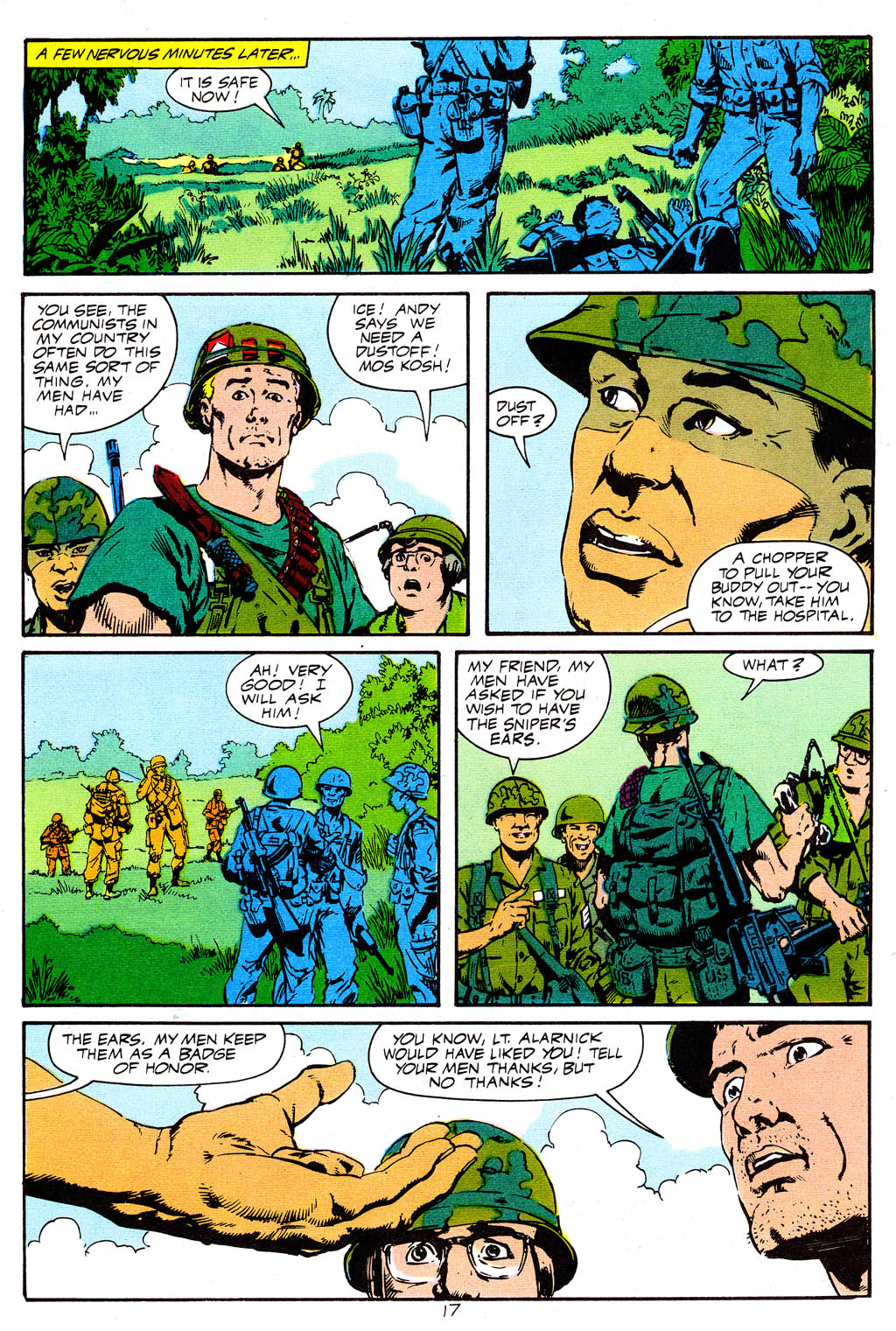 Read online The 'Nam comic -  Issue #20 - 19