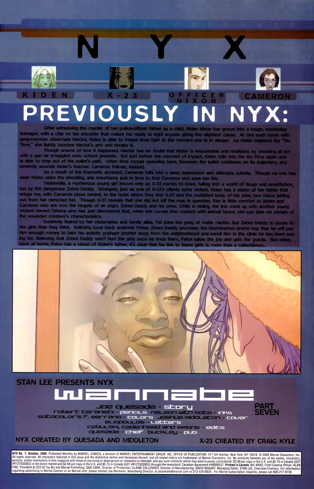 Read online NYX comic -  Issue #7 - 2