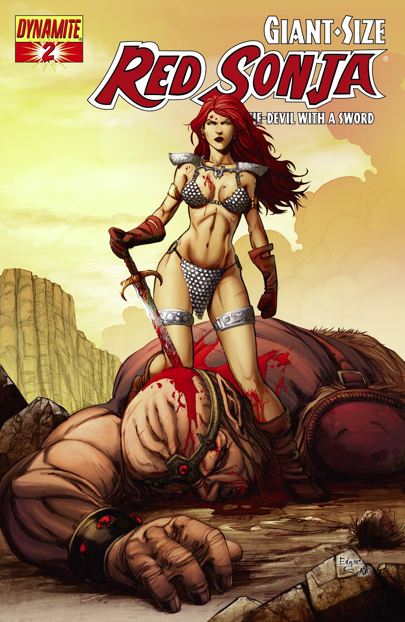 Read online Giant-Size Red Sonja comic -  Issue #2 - 1