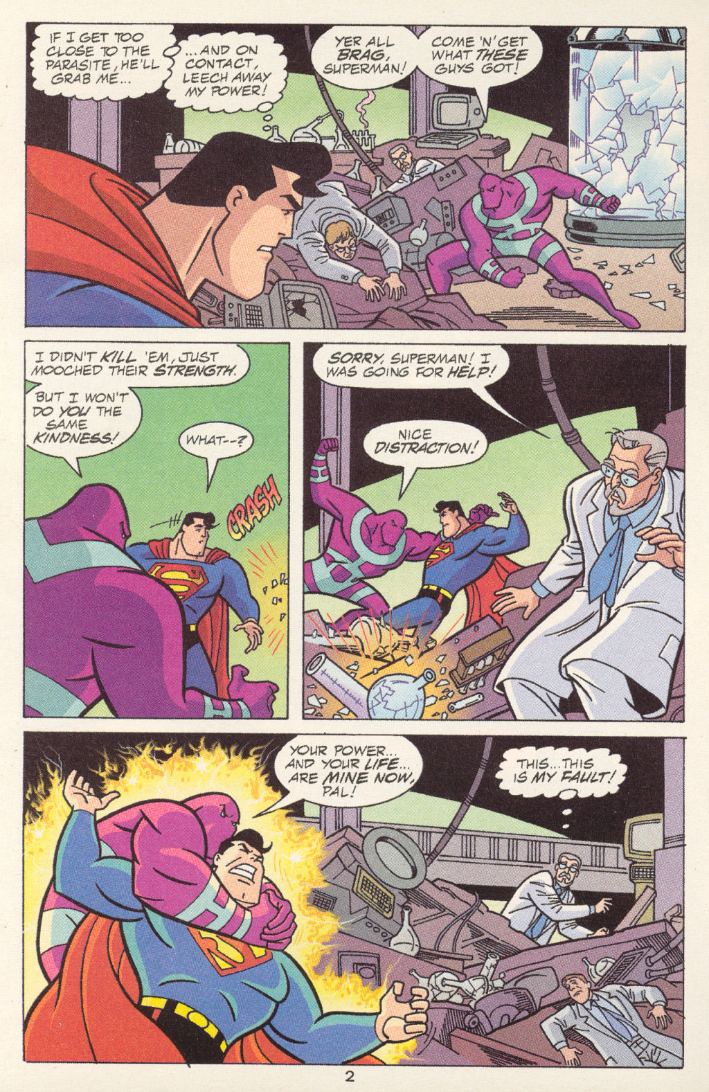 Read online Superman Adventures comic -  Issue # _Special - Dimension of the Dark Shadows - 4