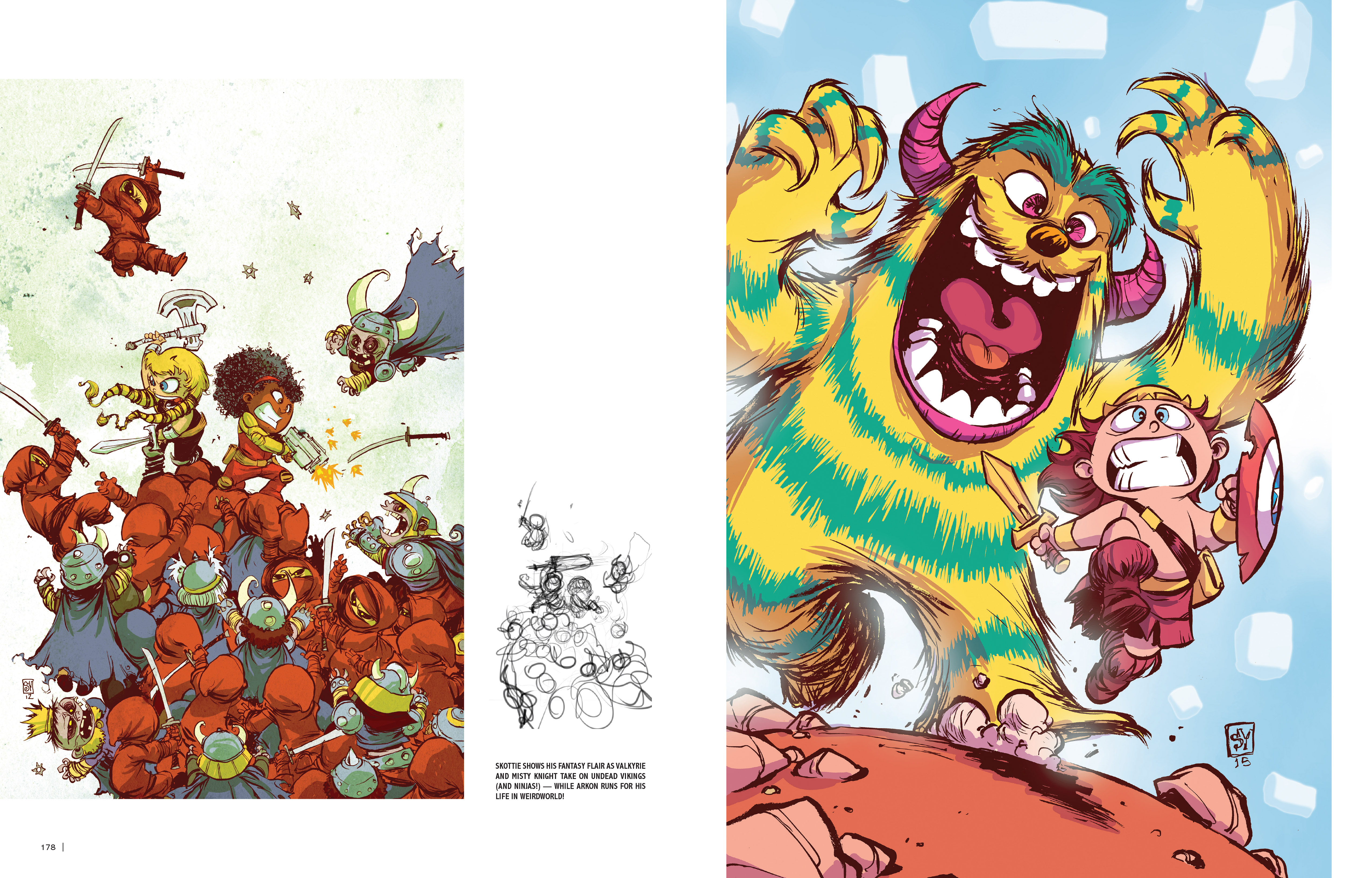 Read online The Marvel Art of Skottie Young comic -  Issue # TPB - 91