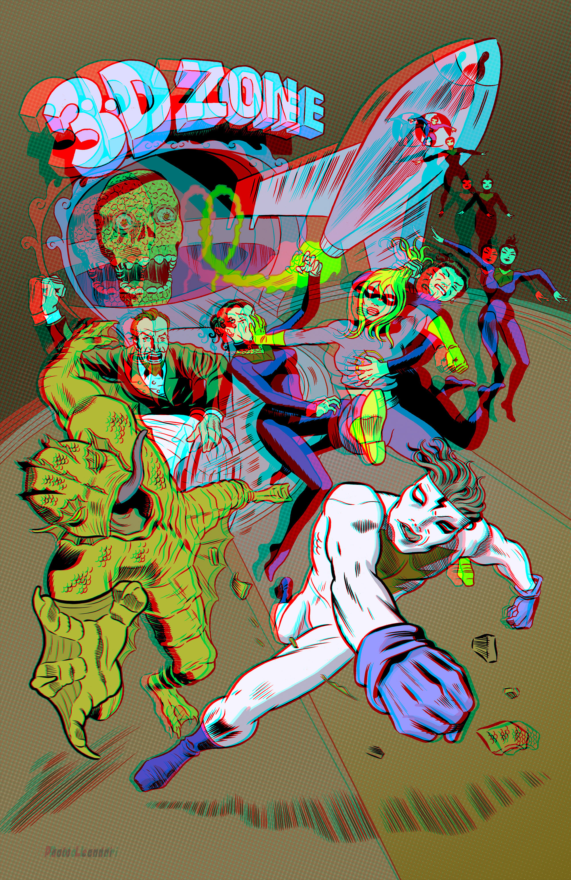 Read online Madman In Your Face 3D Special! comic -  Issue # TPB - 60